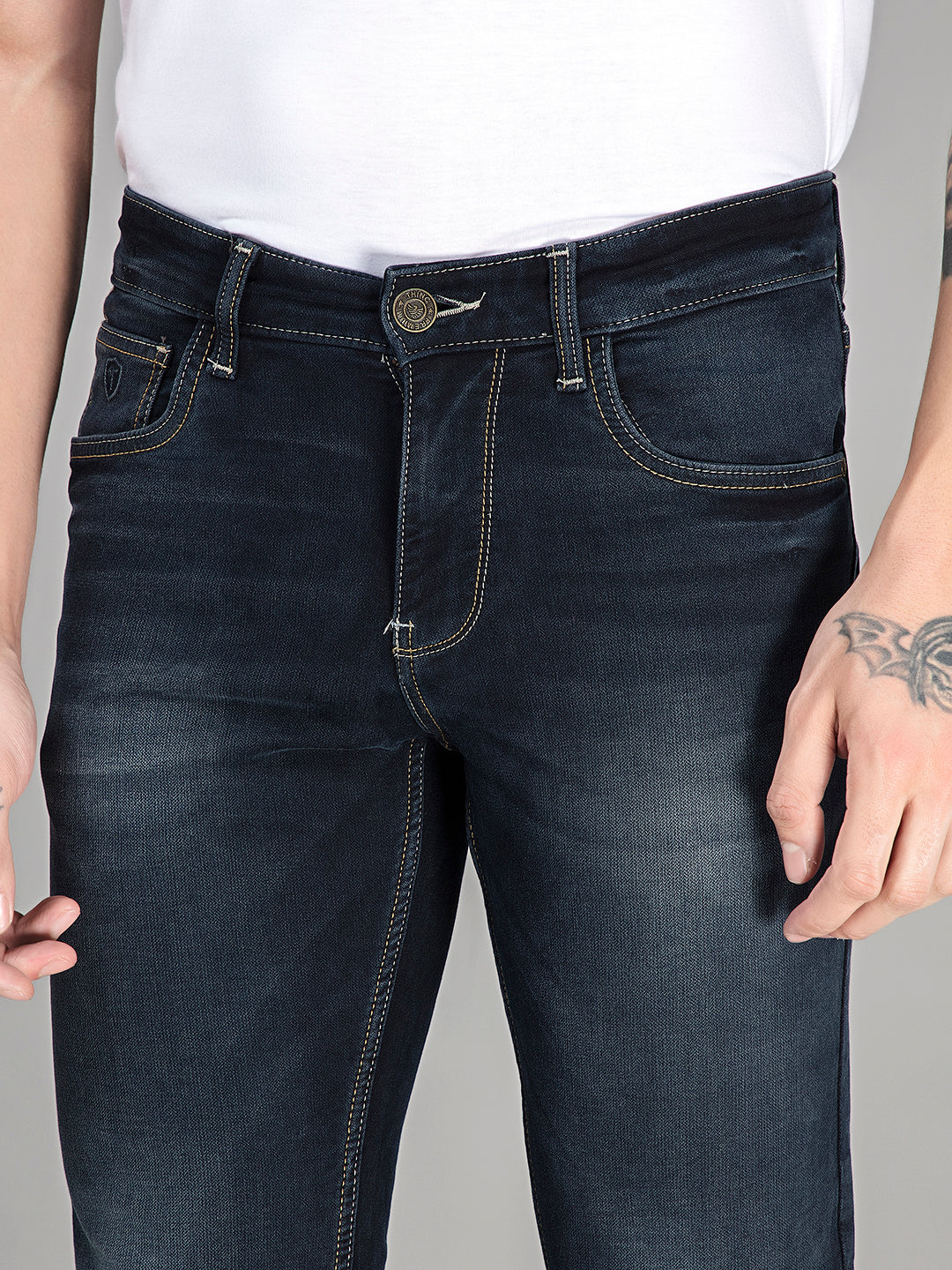 Serene Indigo: Relaxed Fit Denim Jeans