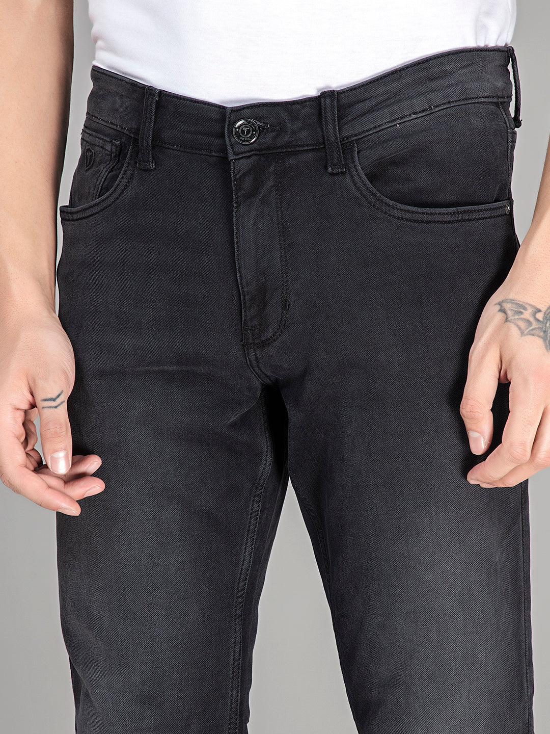 Charcoal Rider - Relaxed Fit Jeans