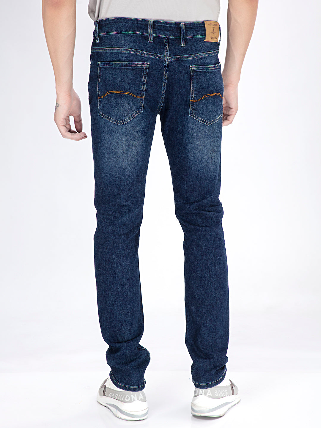 Blue Twilight: Crafted Slim-Fit Denim