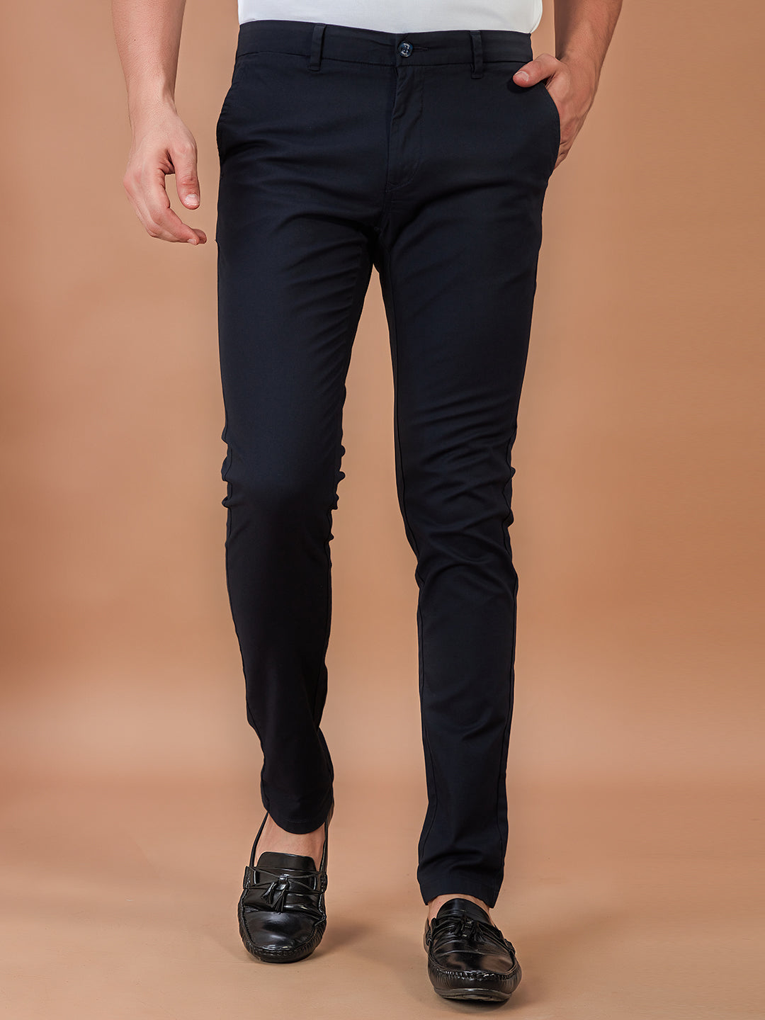 Indulgently Navy: Tailor Fit Chinos