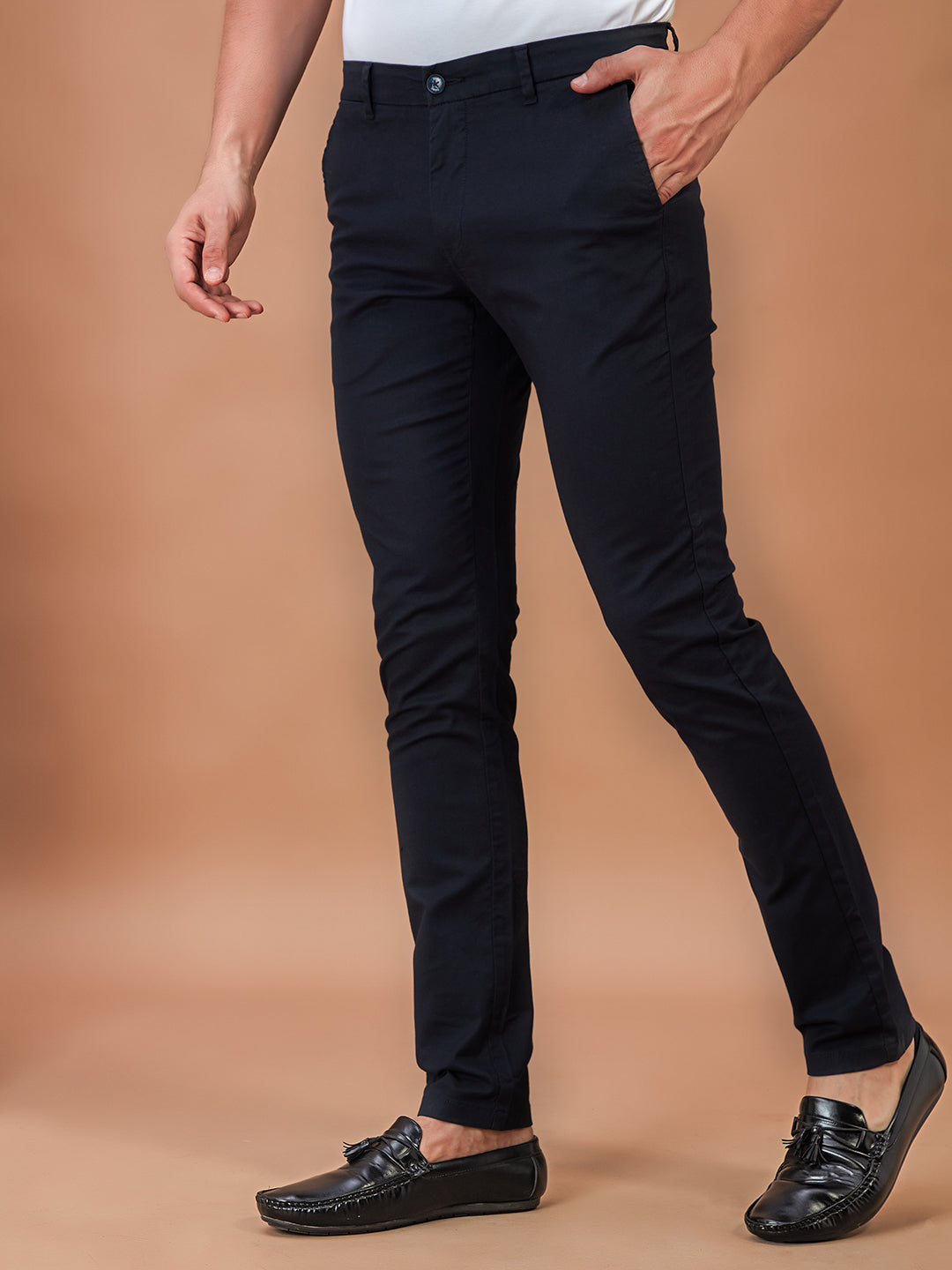 Indulgently Navy: Tailor Fit Chinos