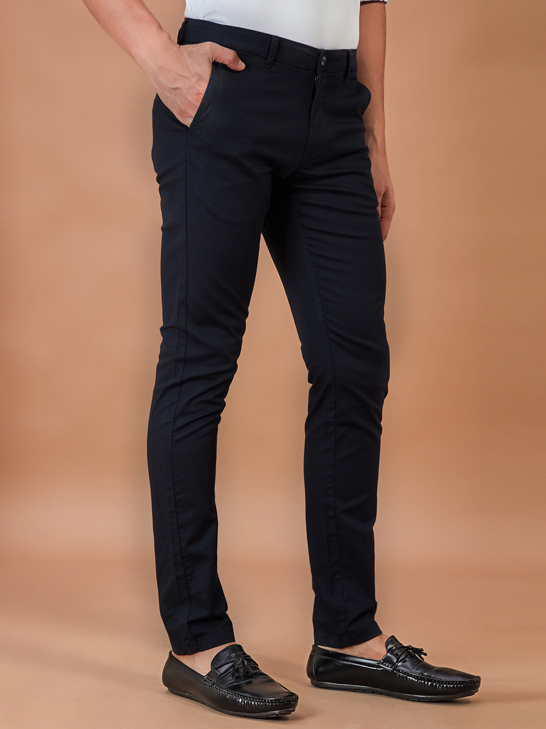 Indulgently Navy: Tailor Fit Chinos