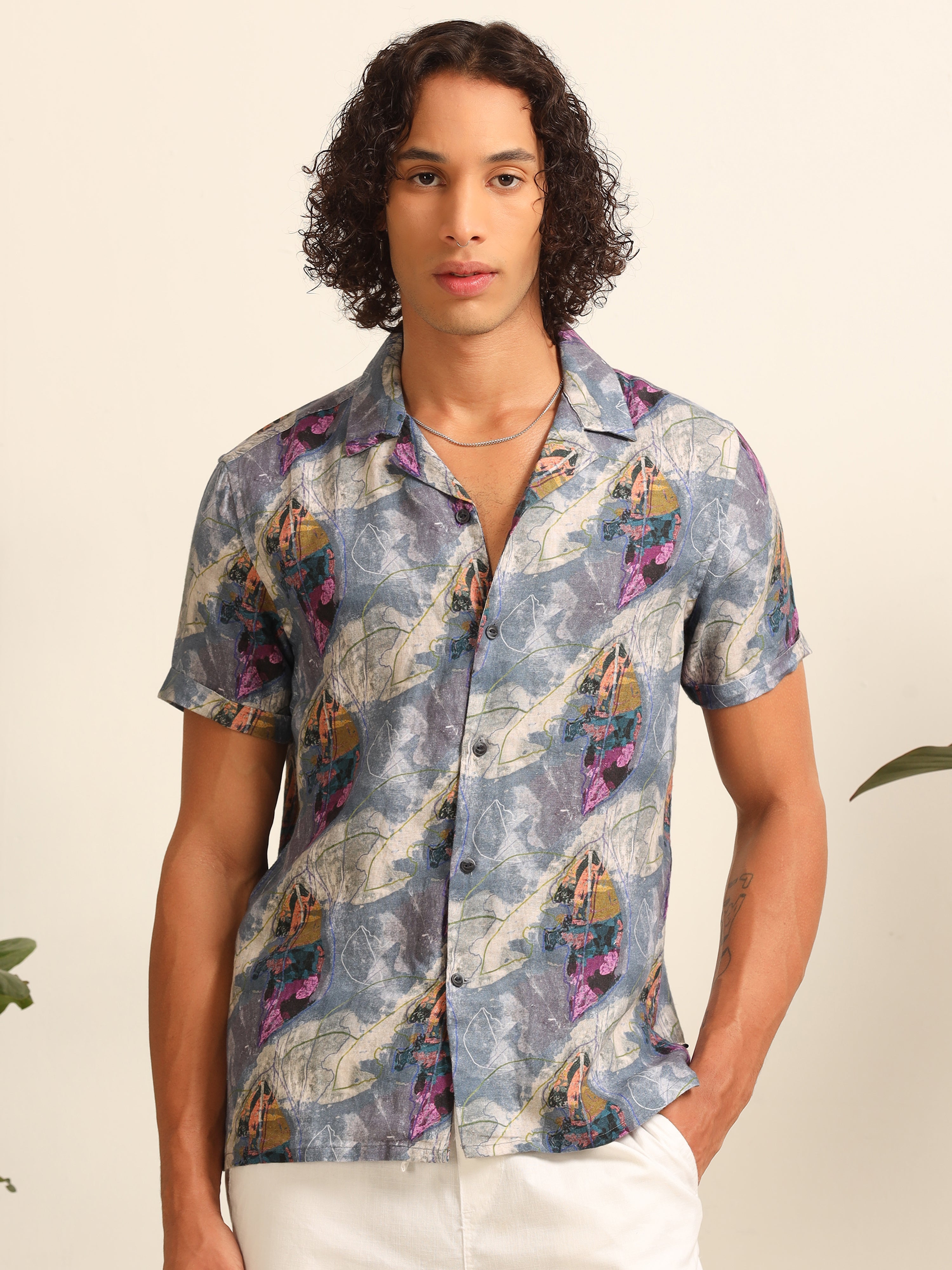 Feather Breeze 100% linen shirt