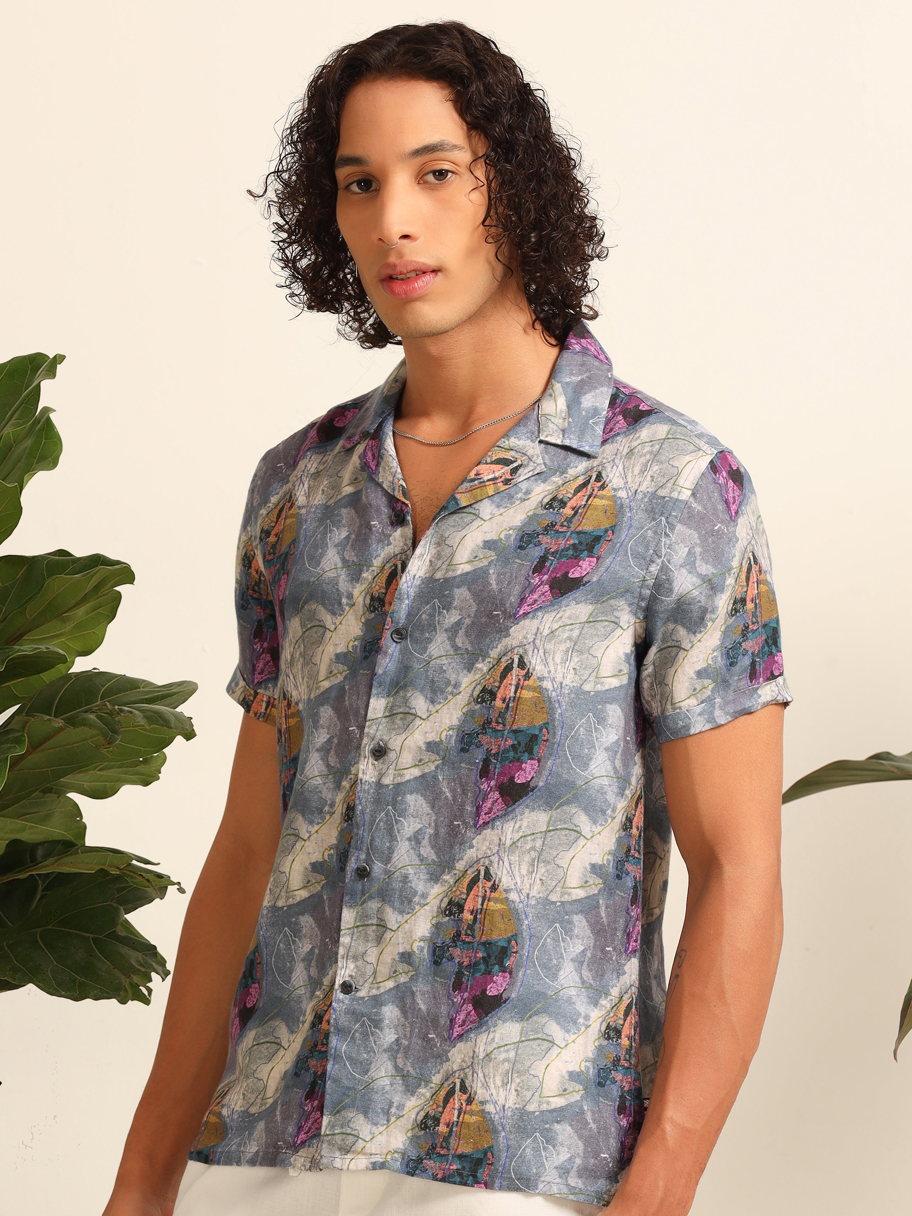 Feather Breeze 100% linen shirt