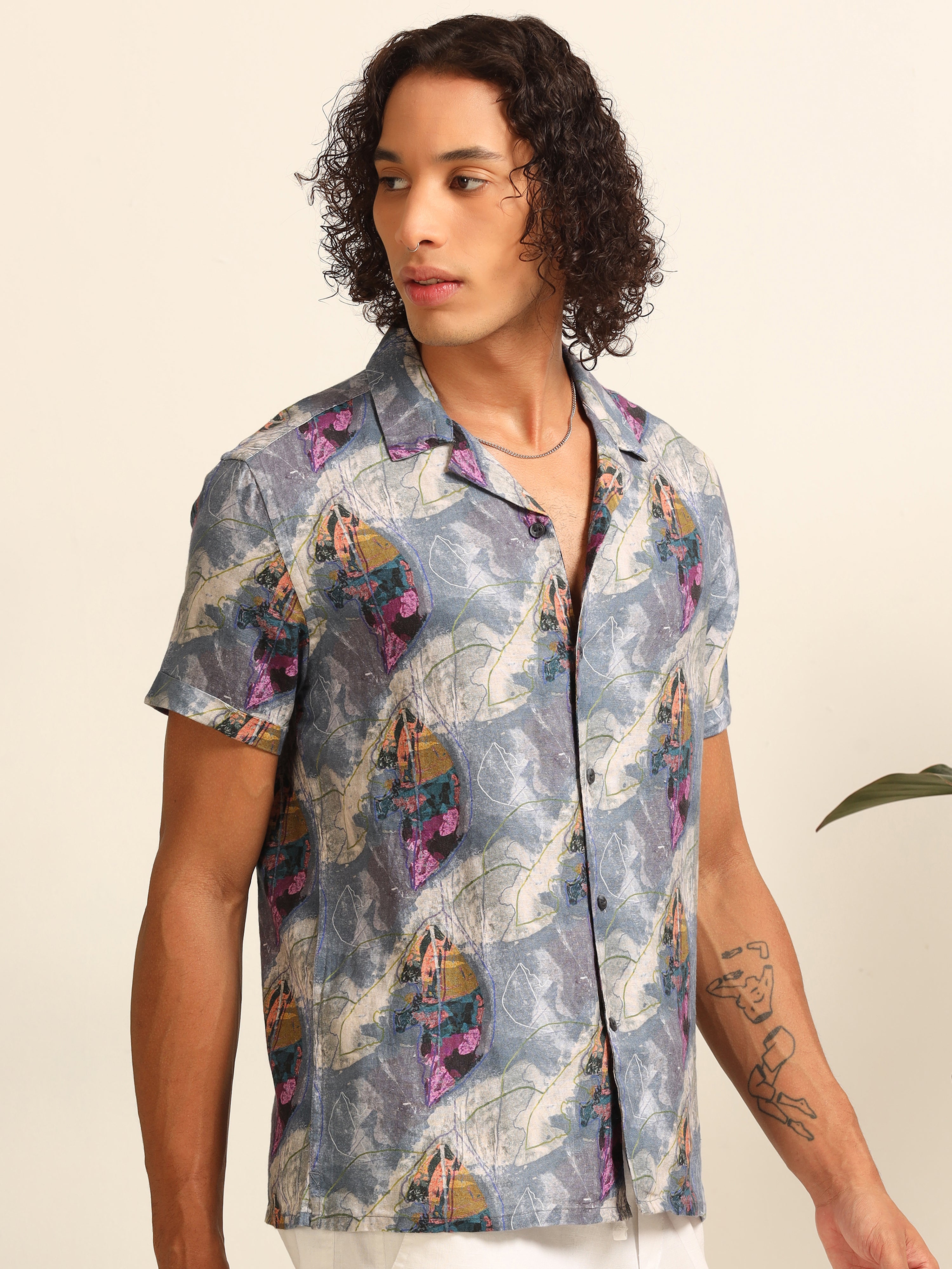 Feather Breeze 100% linen shirt