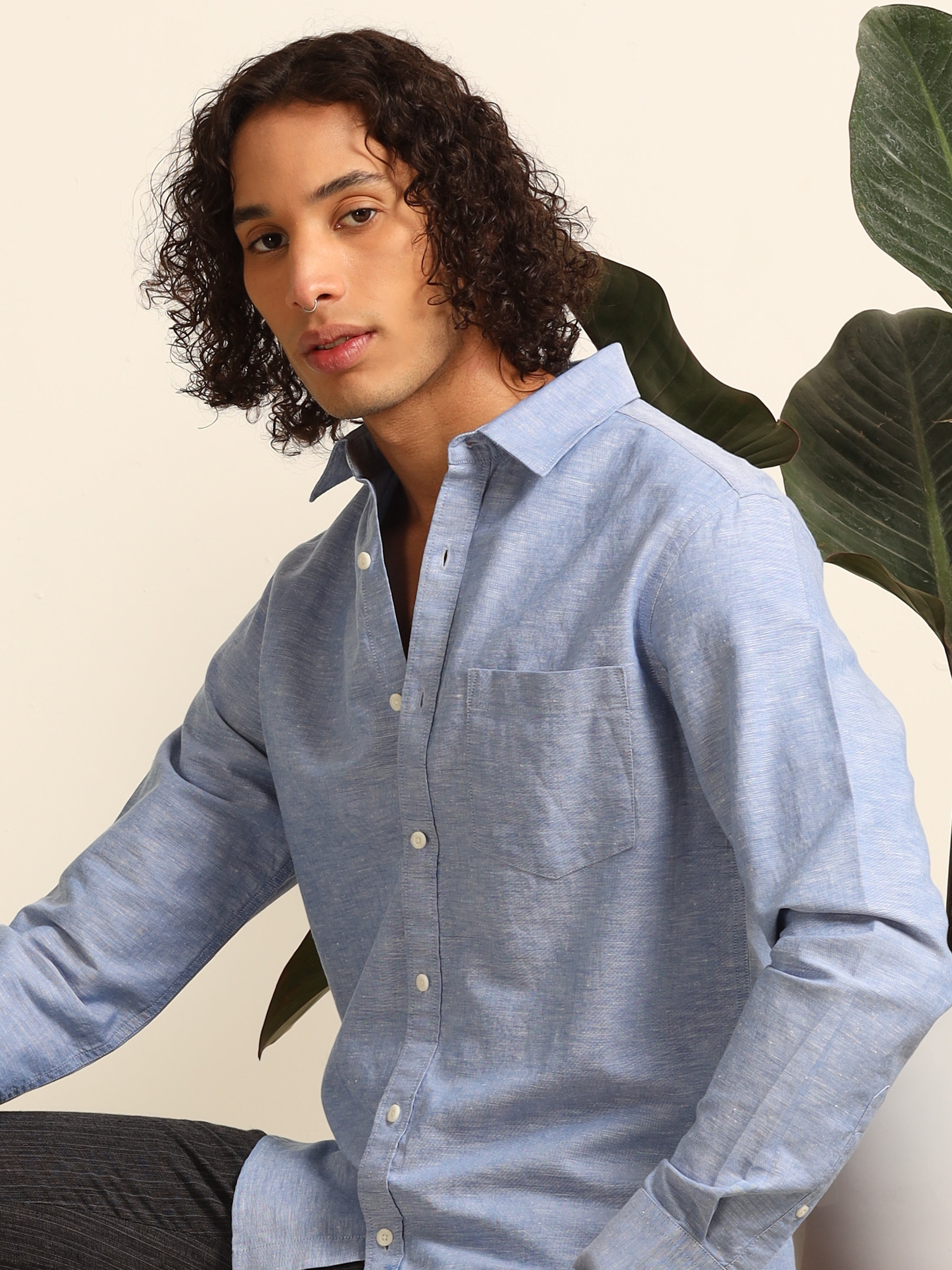 Ocean Breeze100% linen shirt