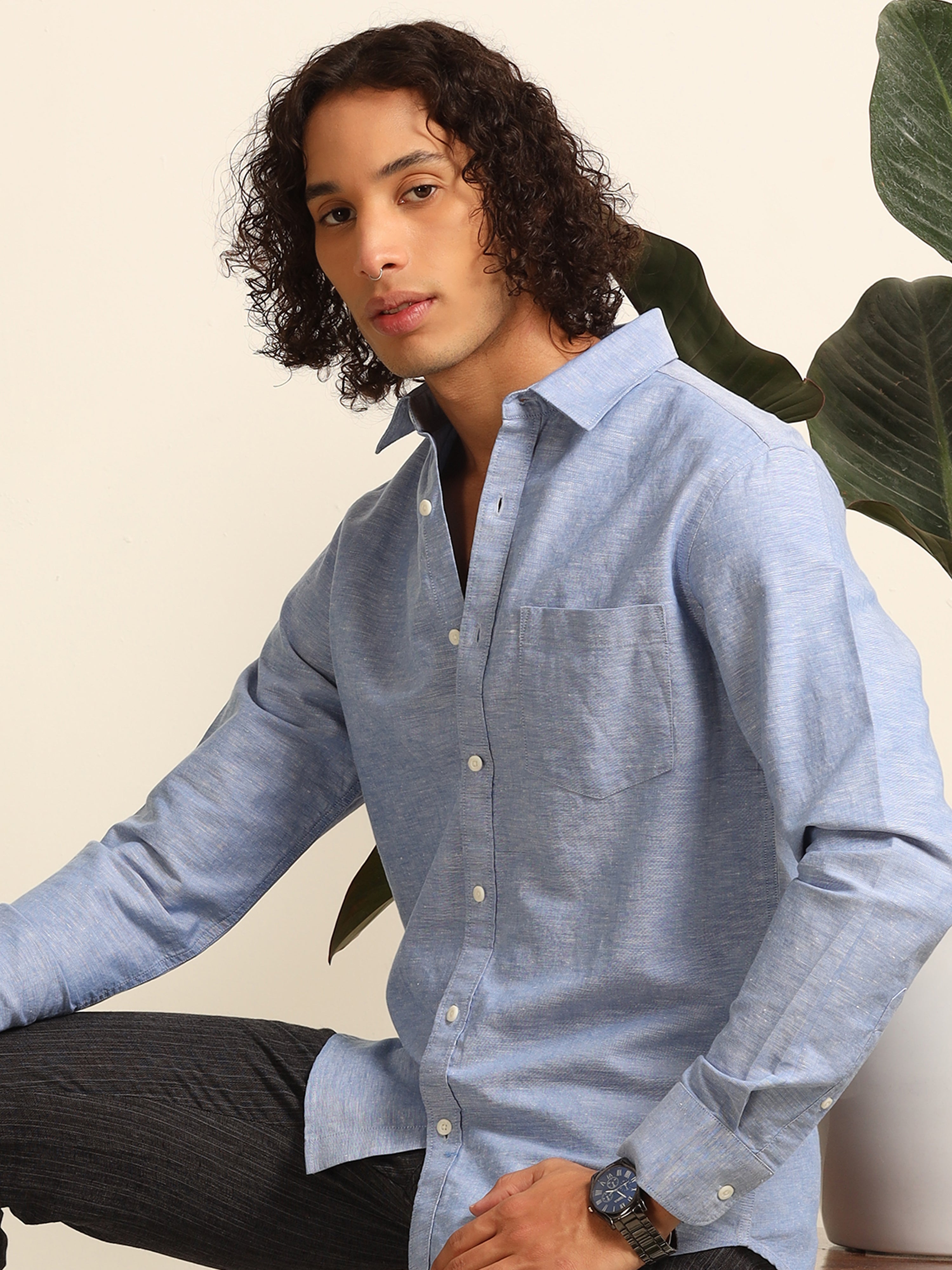 Ocean Breeze100% linen shirt