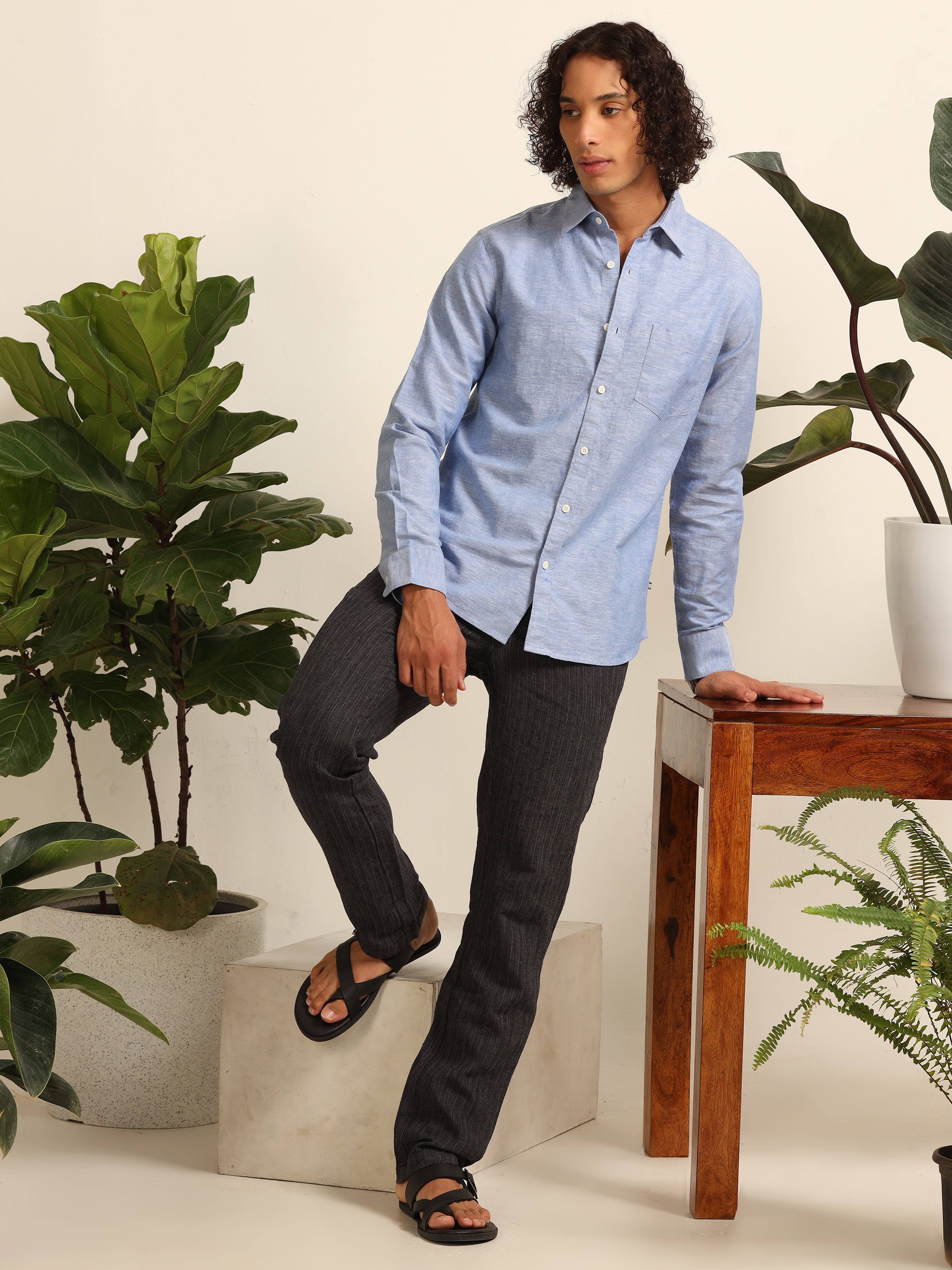 Ocean Breeze100% linen shirt