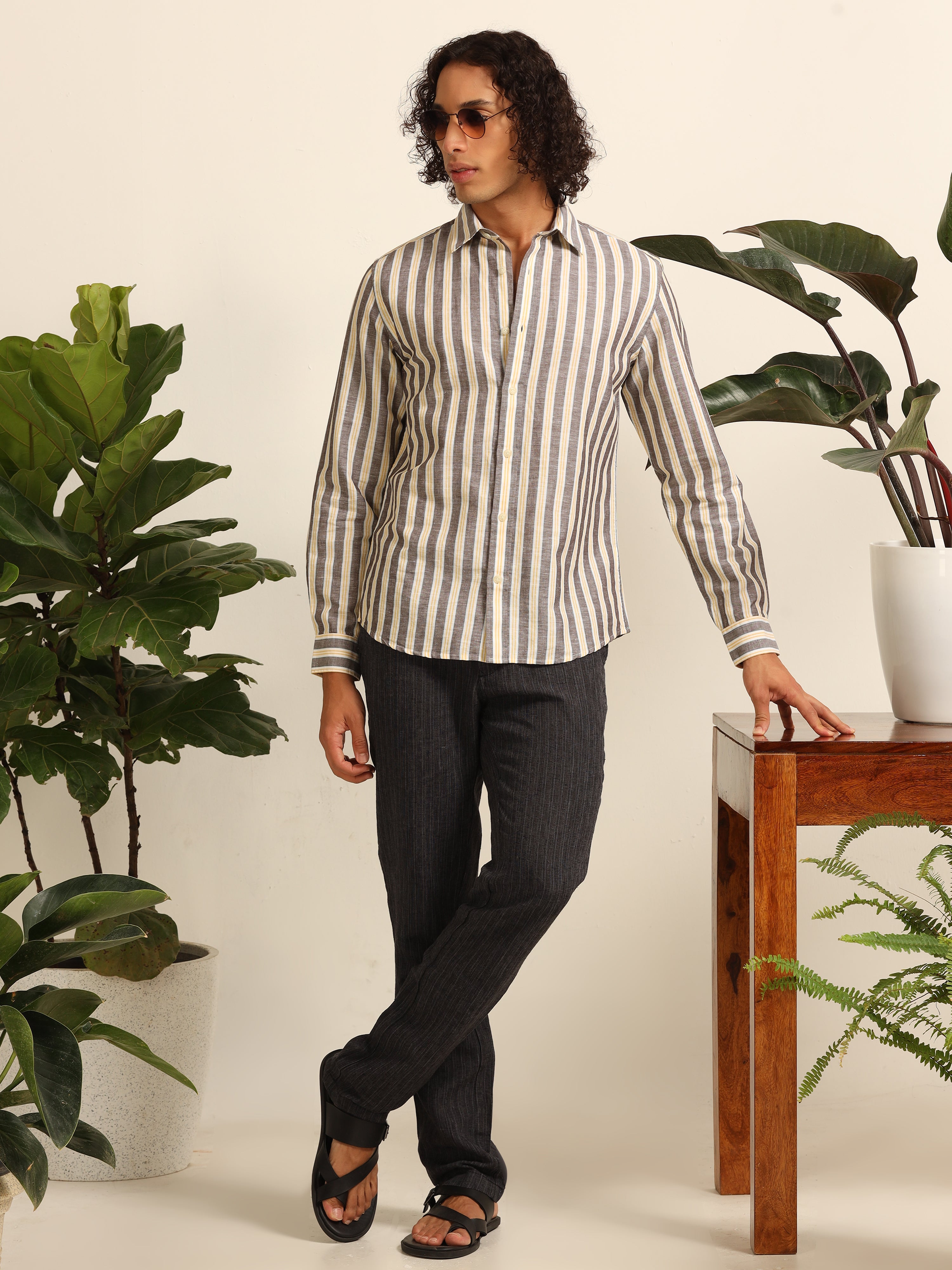 Classic Timeless 55% linen shirt