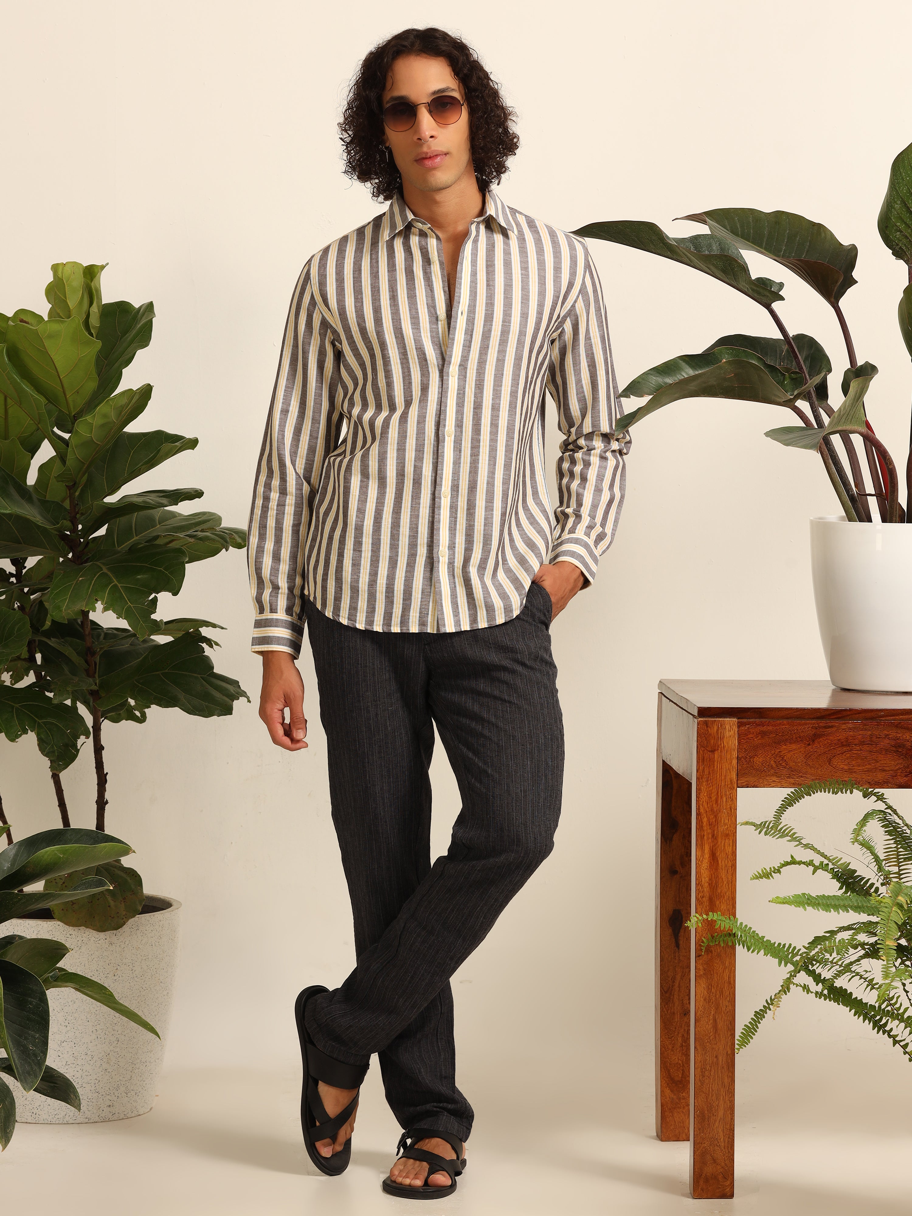 Classic Timeless 55% linen shirt