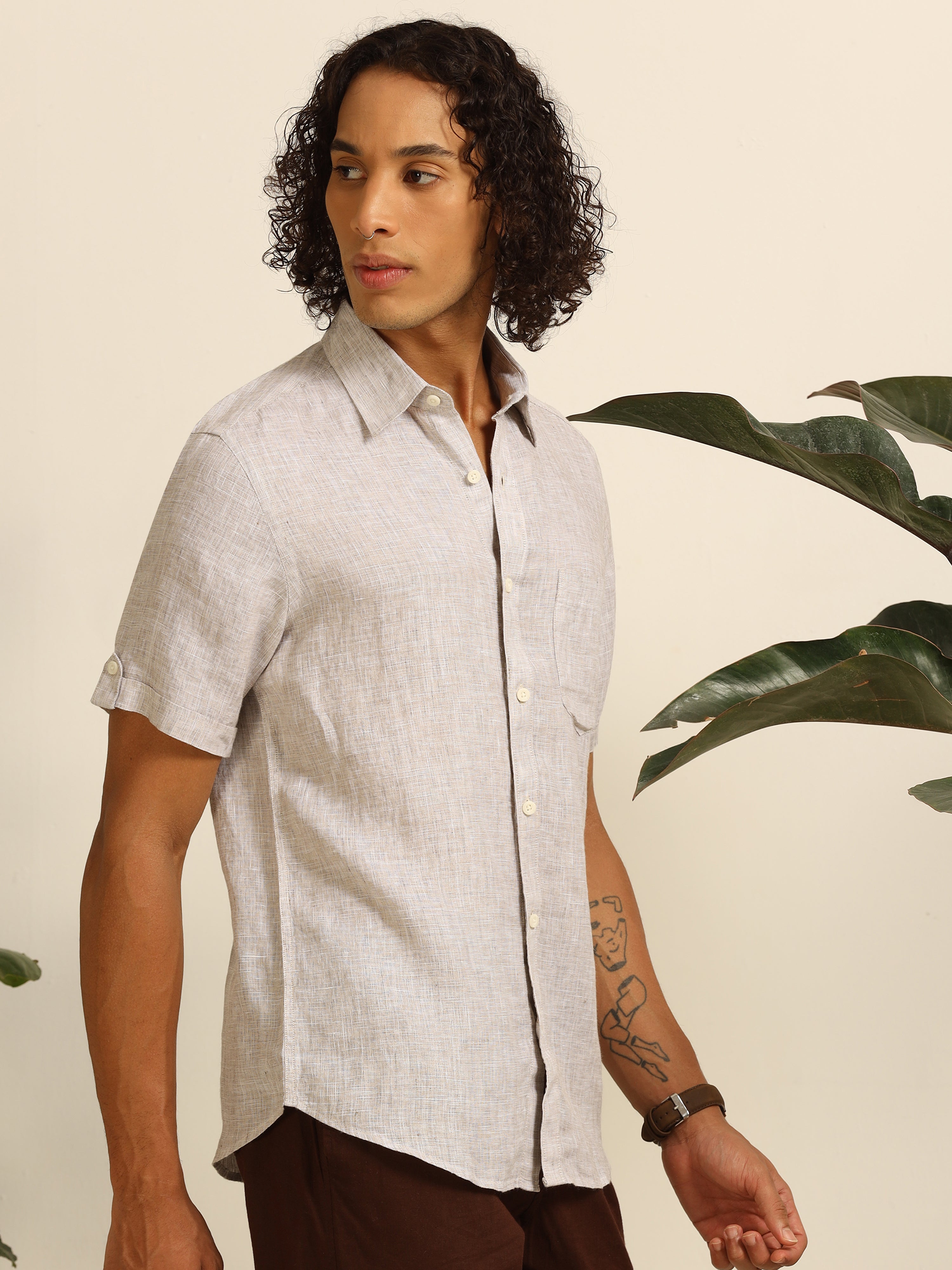 Cloud Cover 100% linen shirt