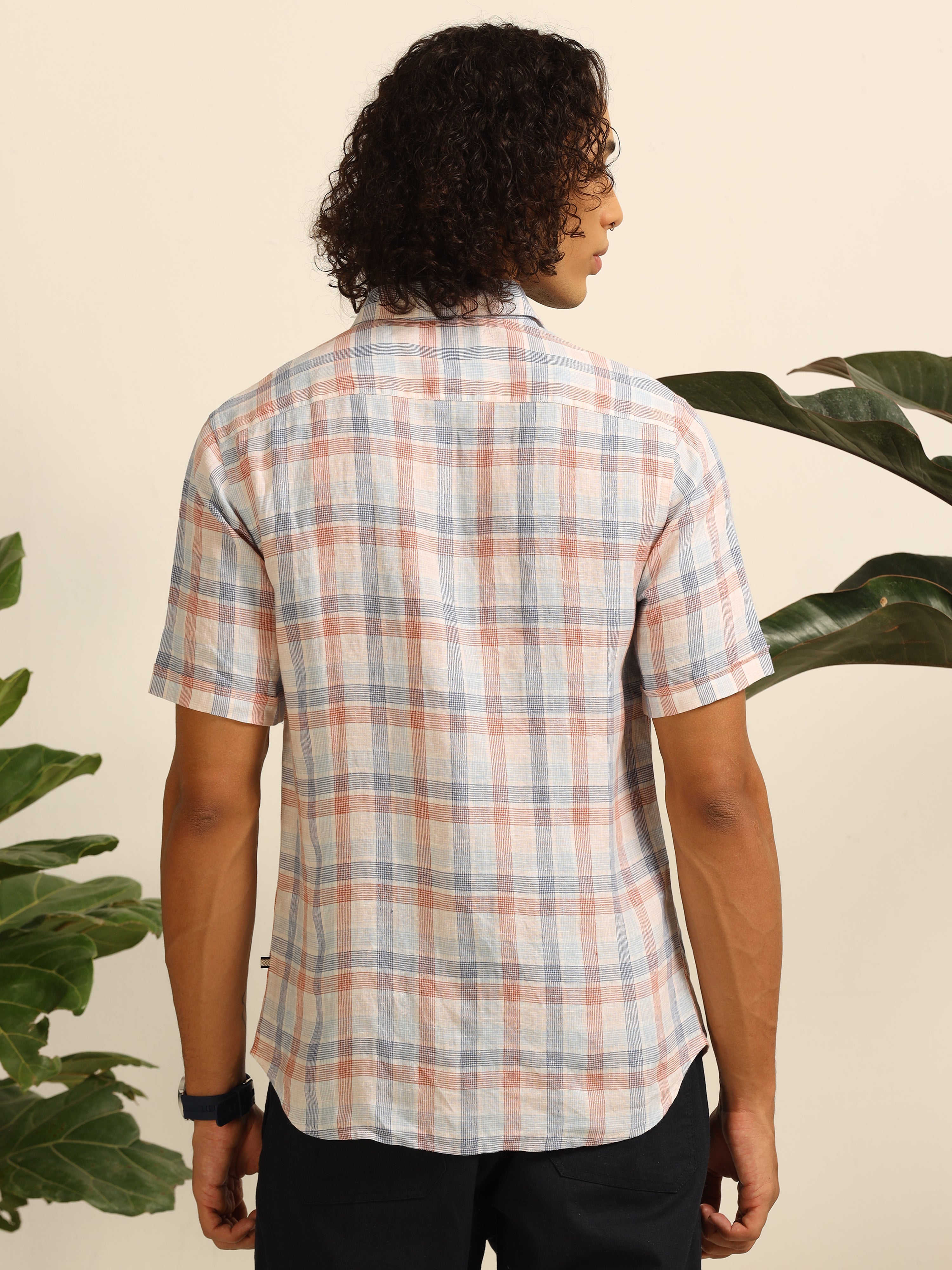 Stripe Cadence 100% linen shirt