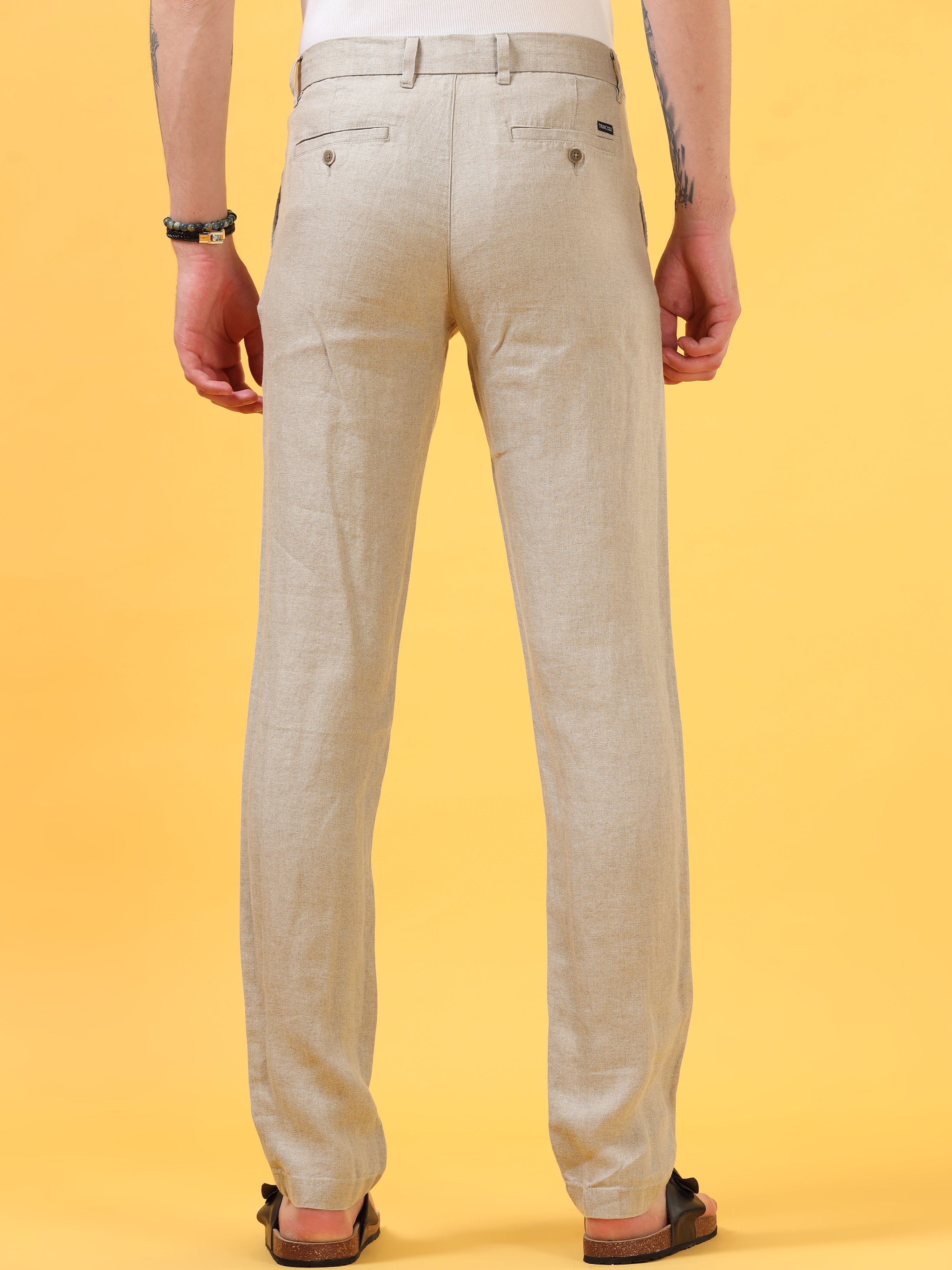 Light Brown Linen Pants