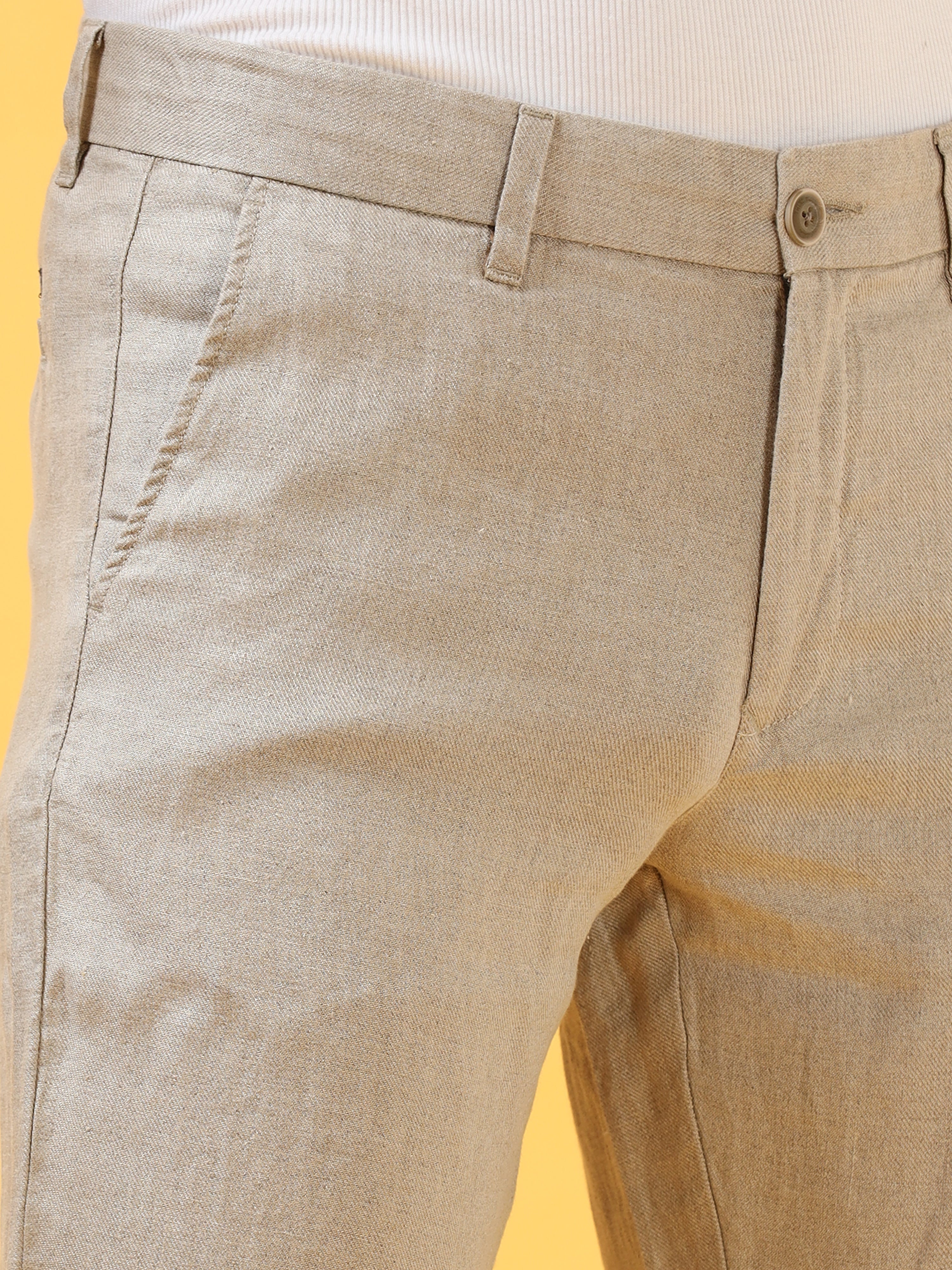 Light Brown Linen Pants