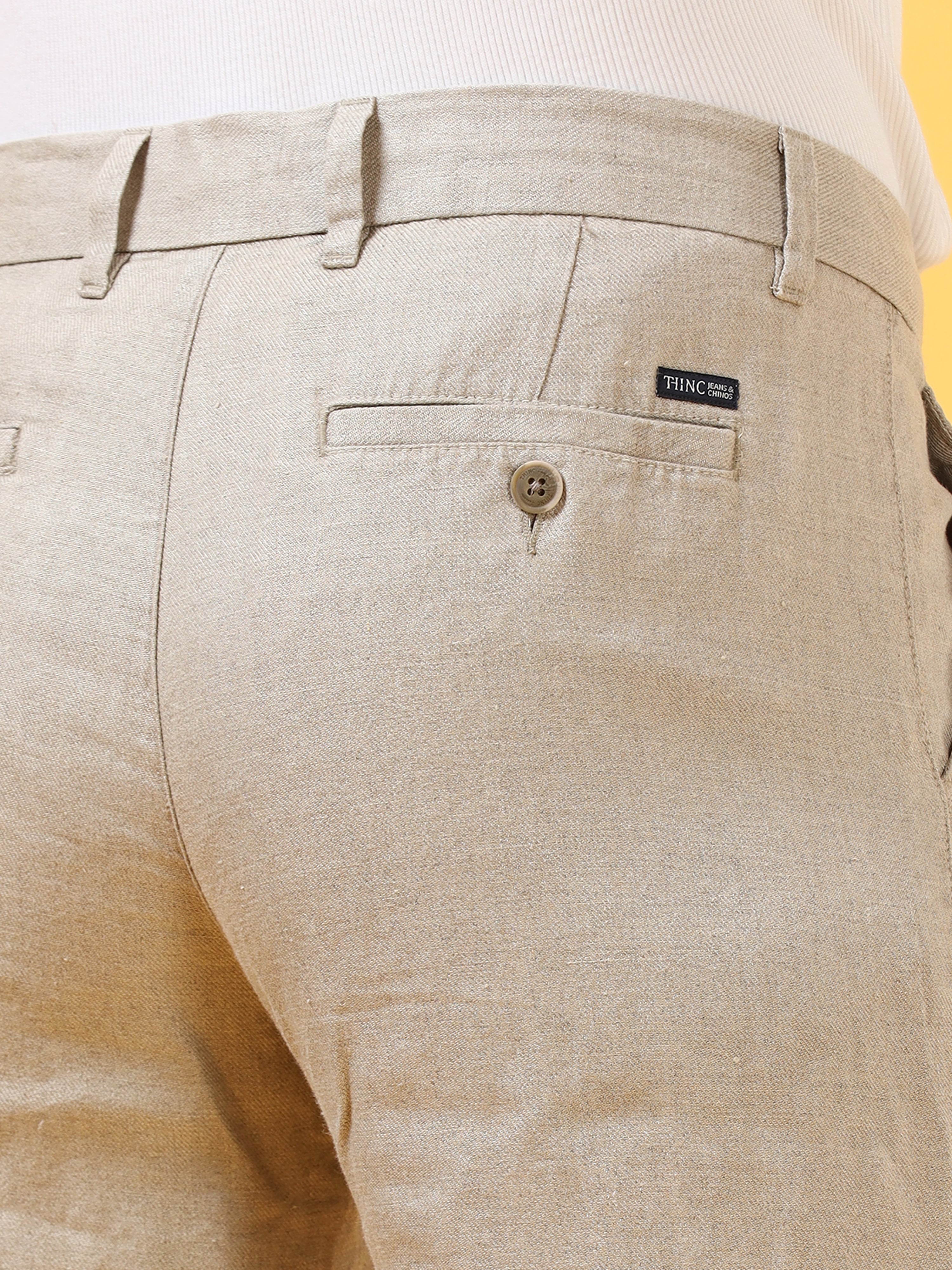 Light Brown Linen Pants