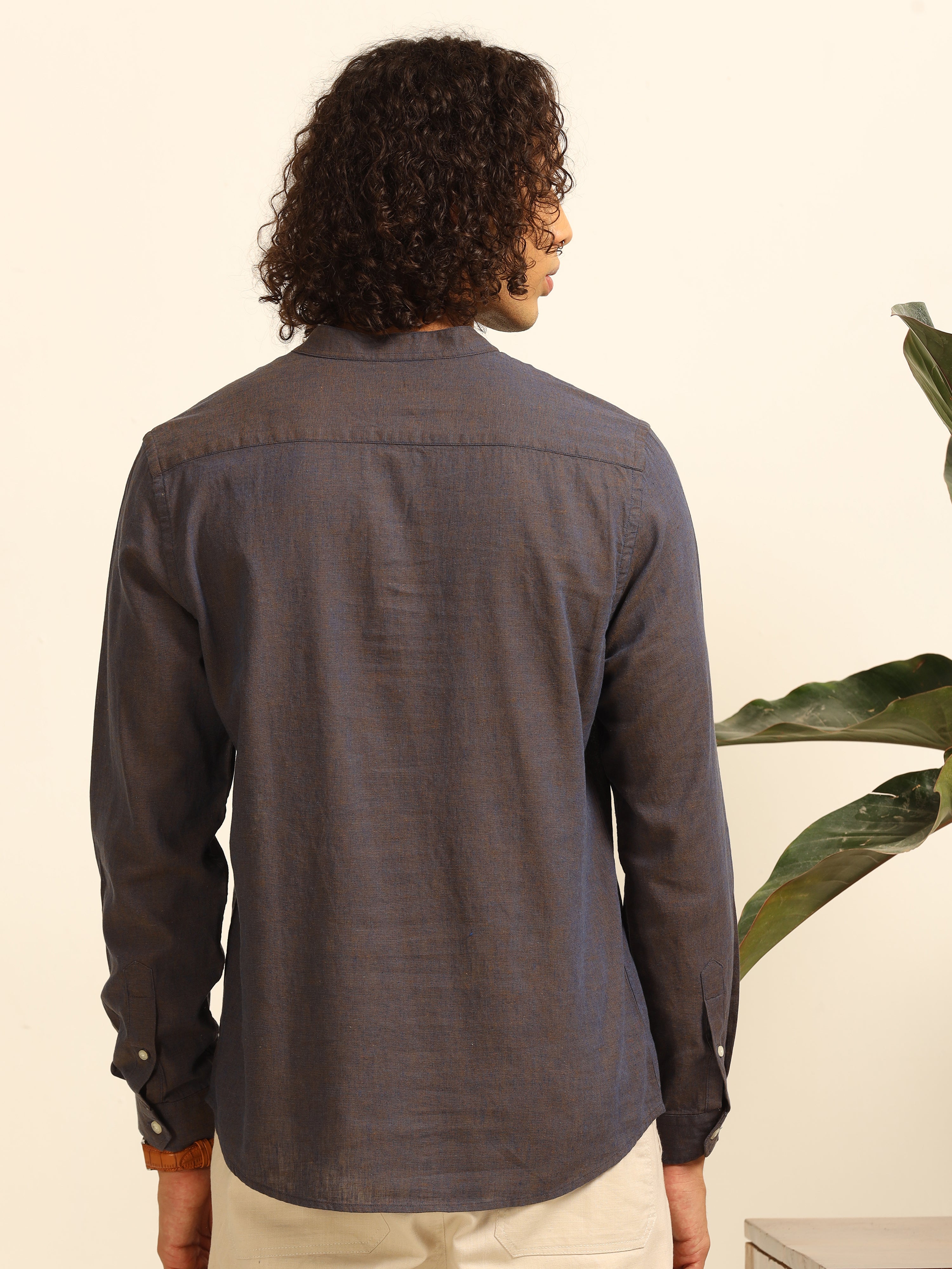 Violet Dreams 55% linen shirt