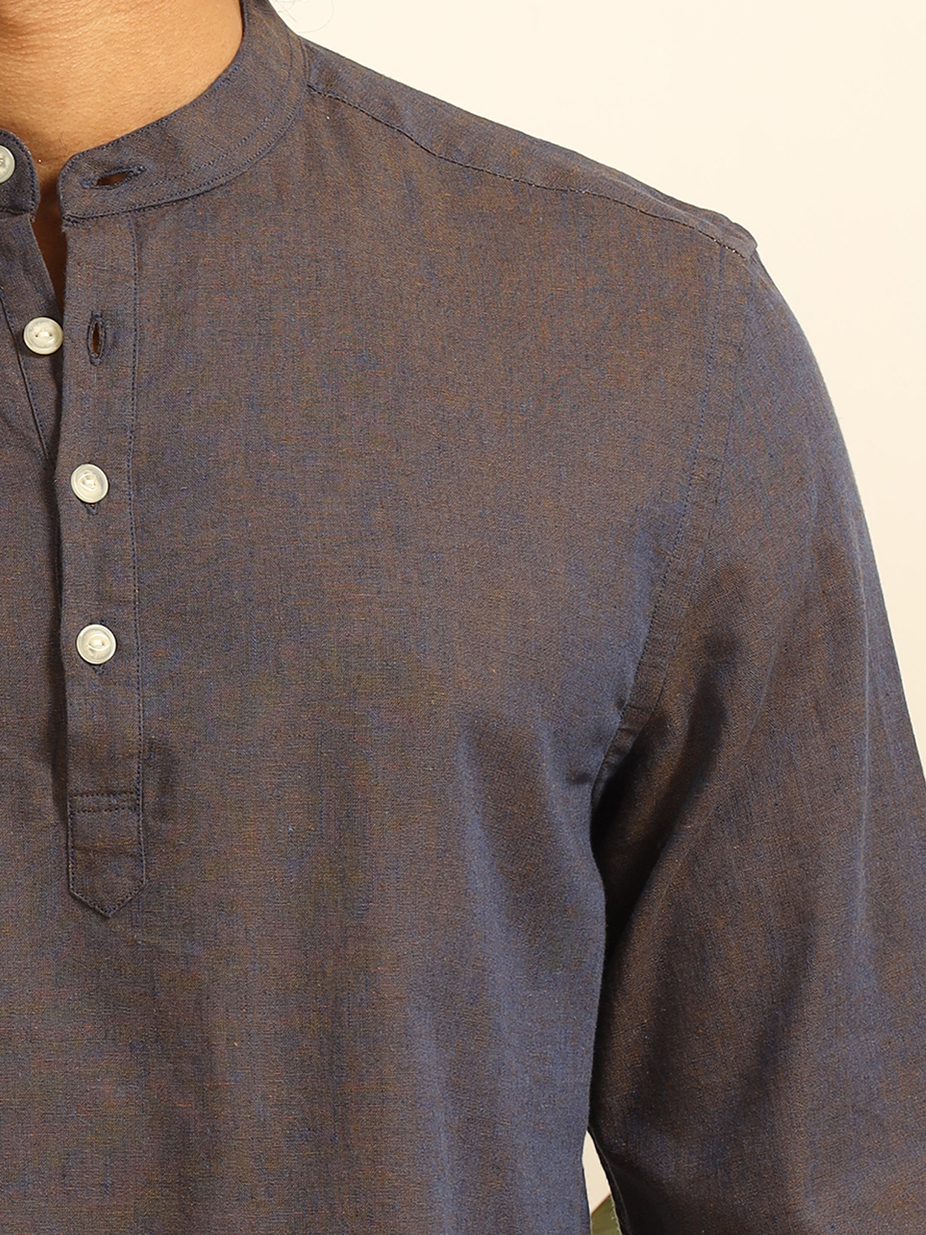 Violet Dreams 55% linen shirt