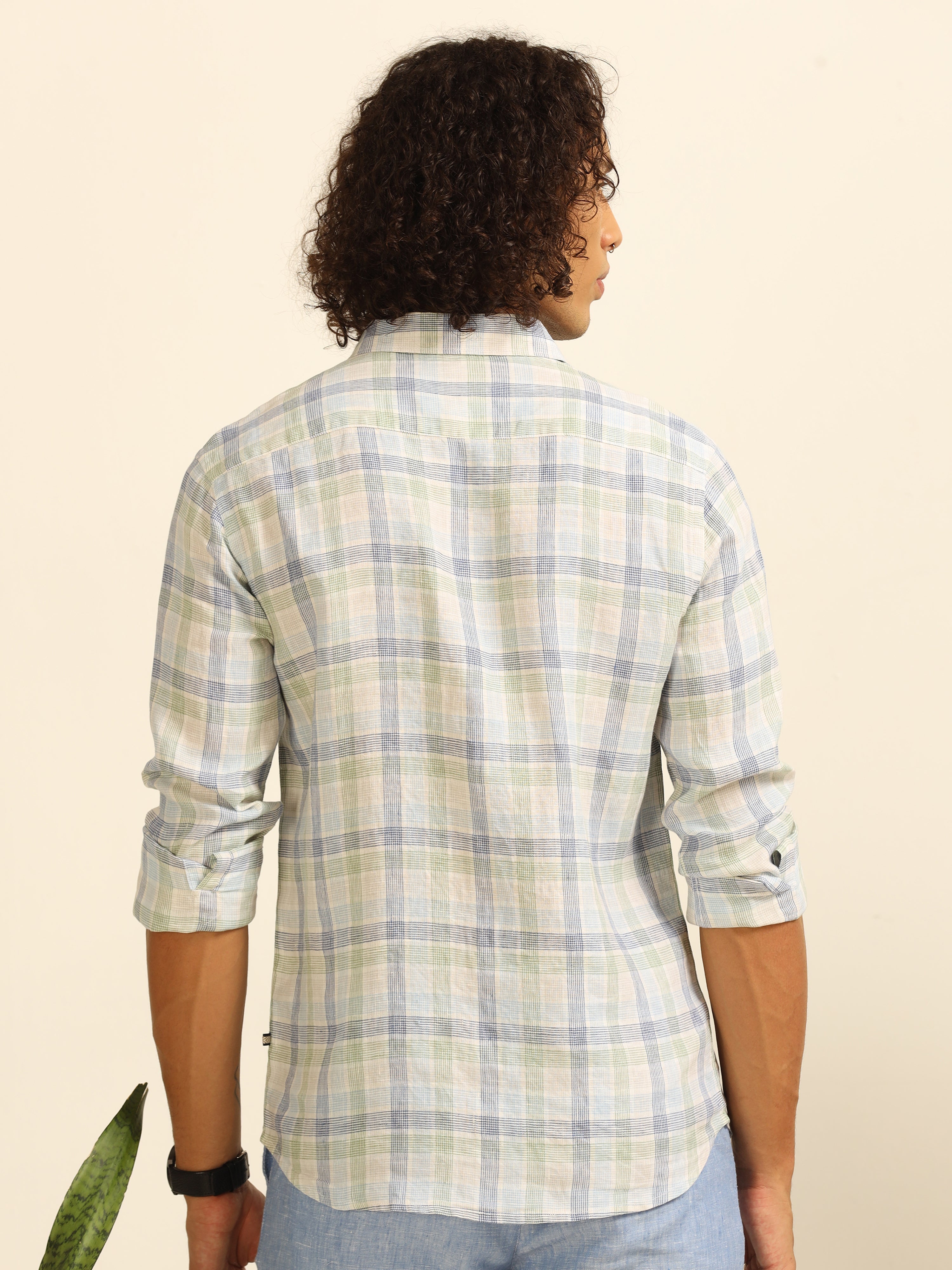 Cloud line 100% linen shirt