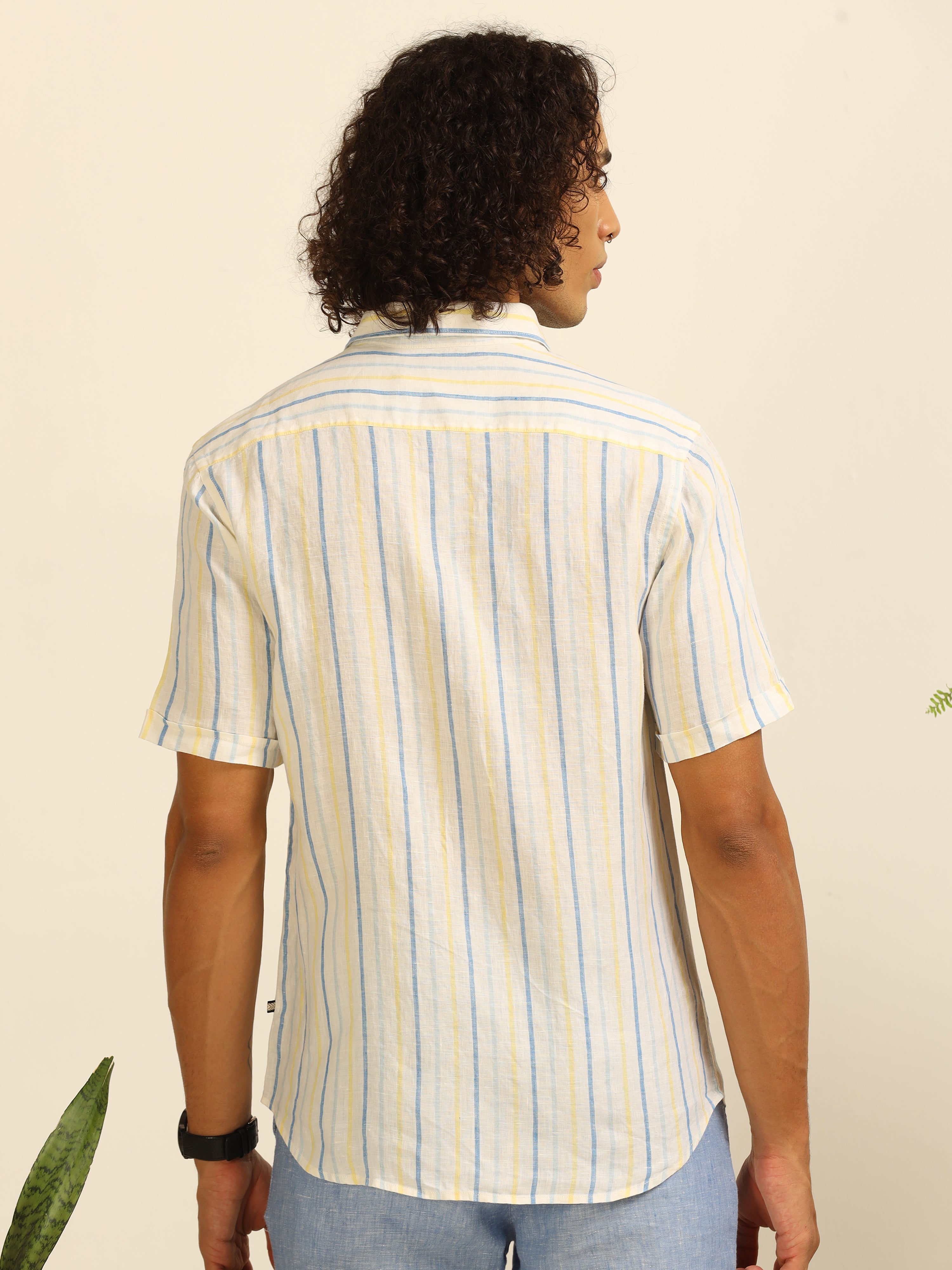 Chic Stripes 100% linen shirts