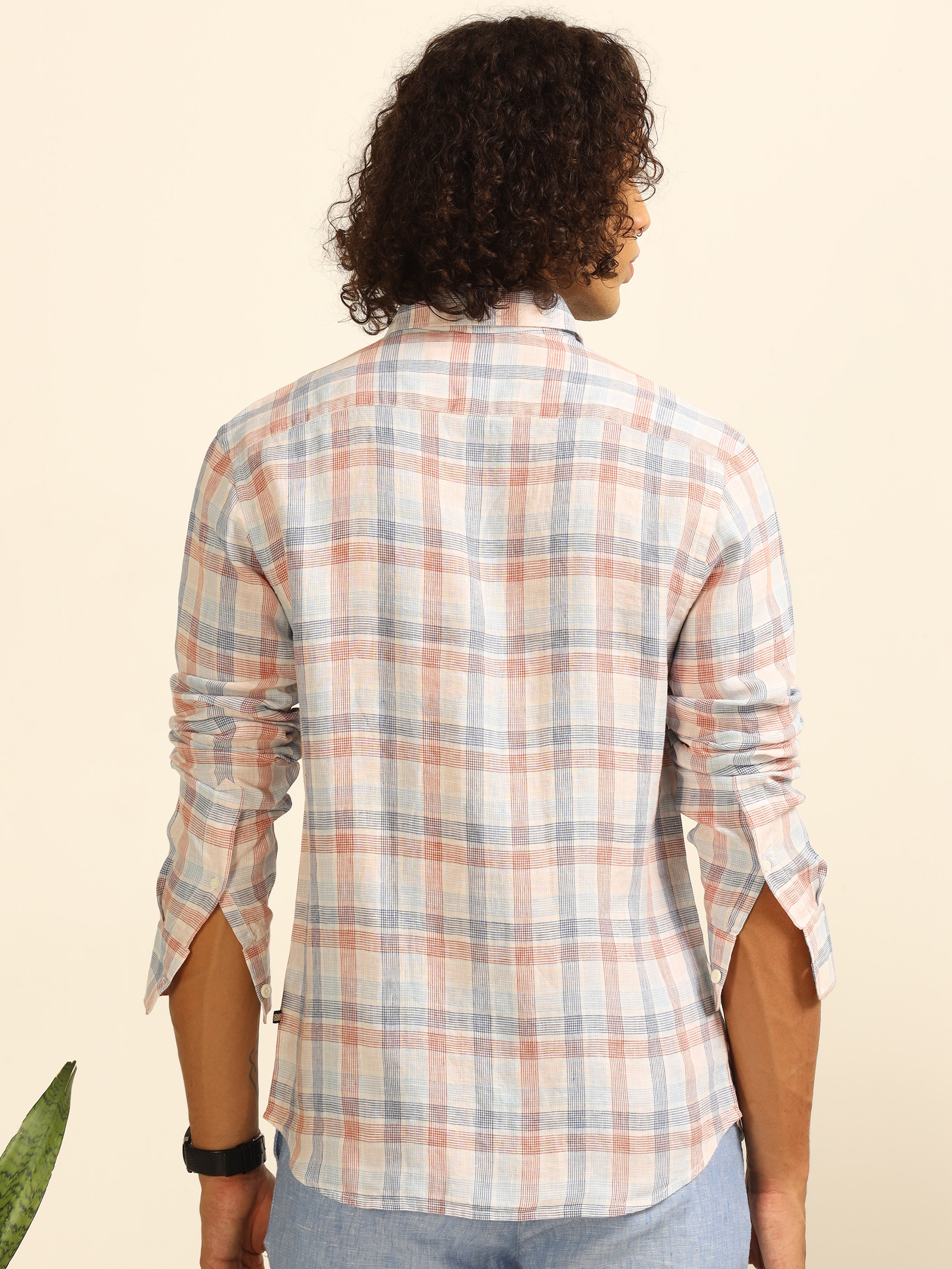 White Horizon 100% linen shirt