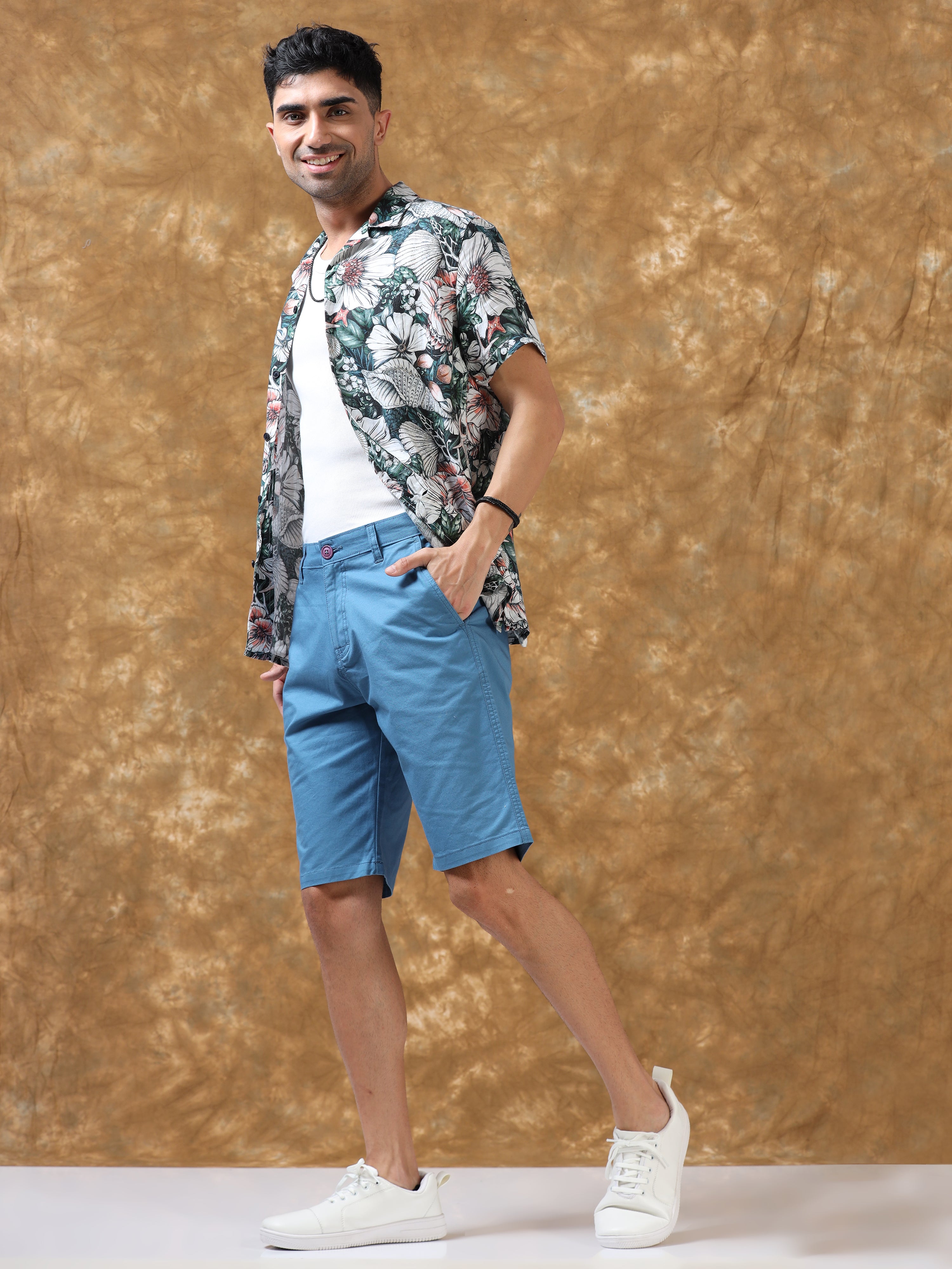 OceanHue Chillwear Cotton Shorts