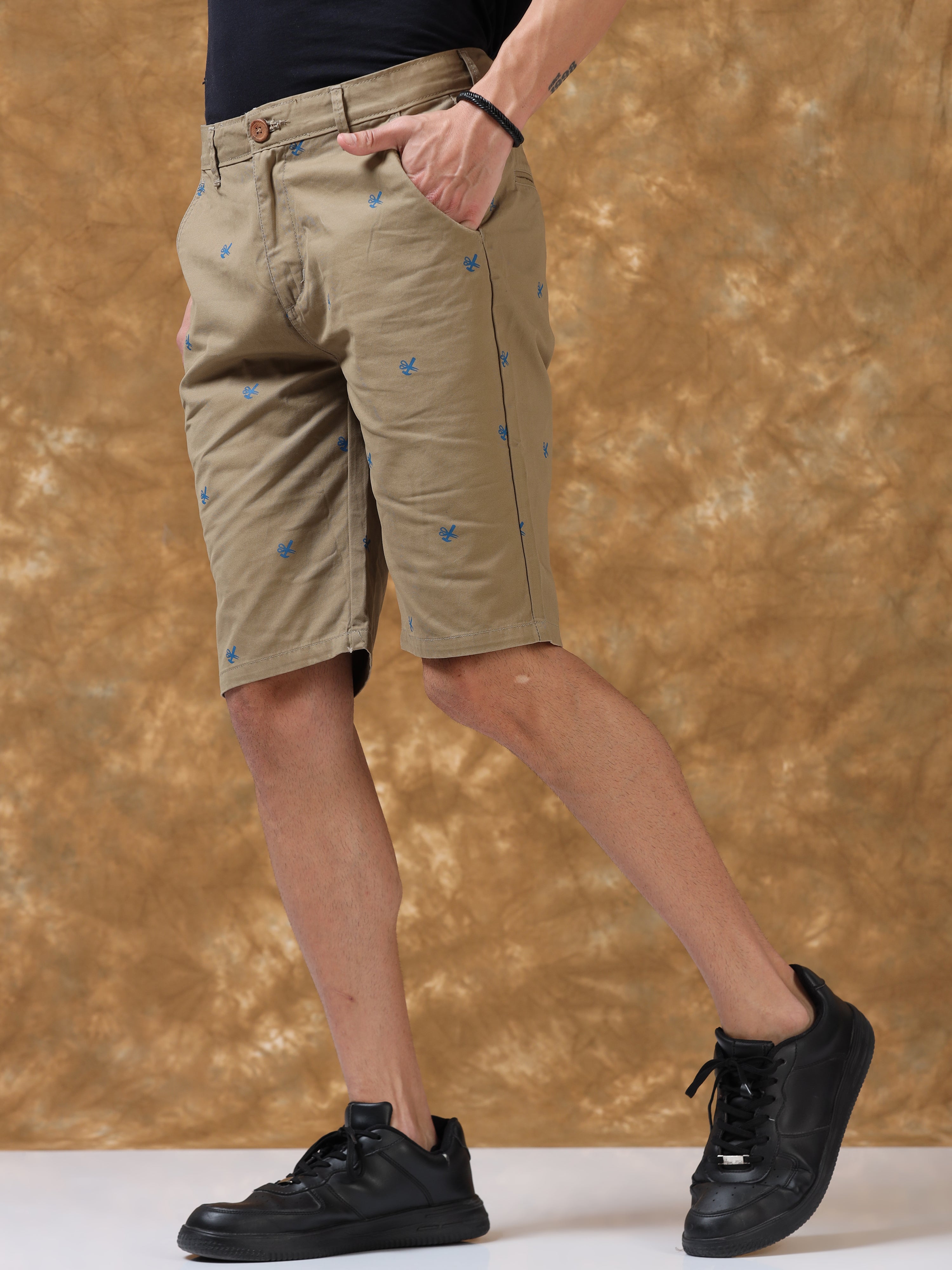 Sandy Serenade Cotton Shorts