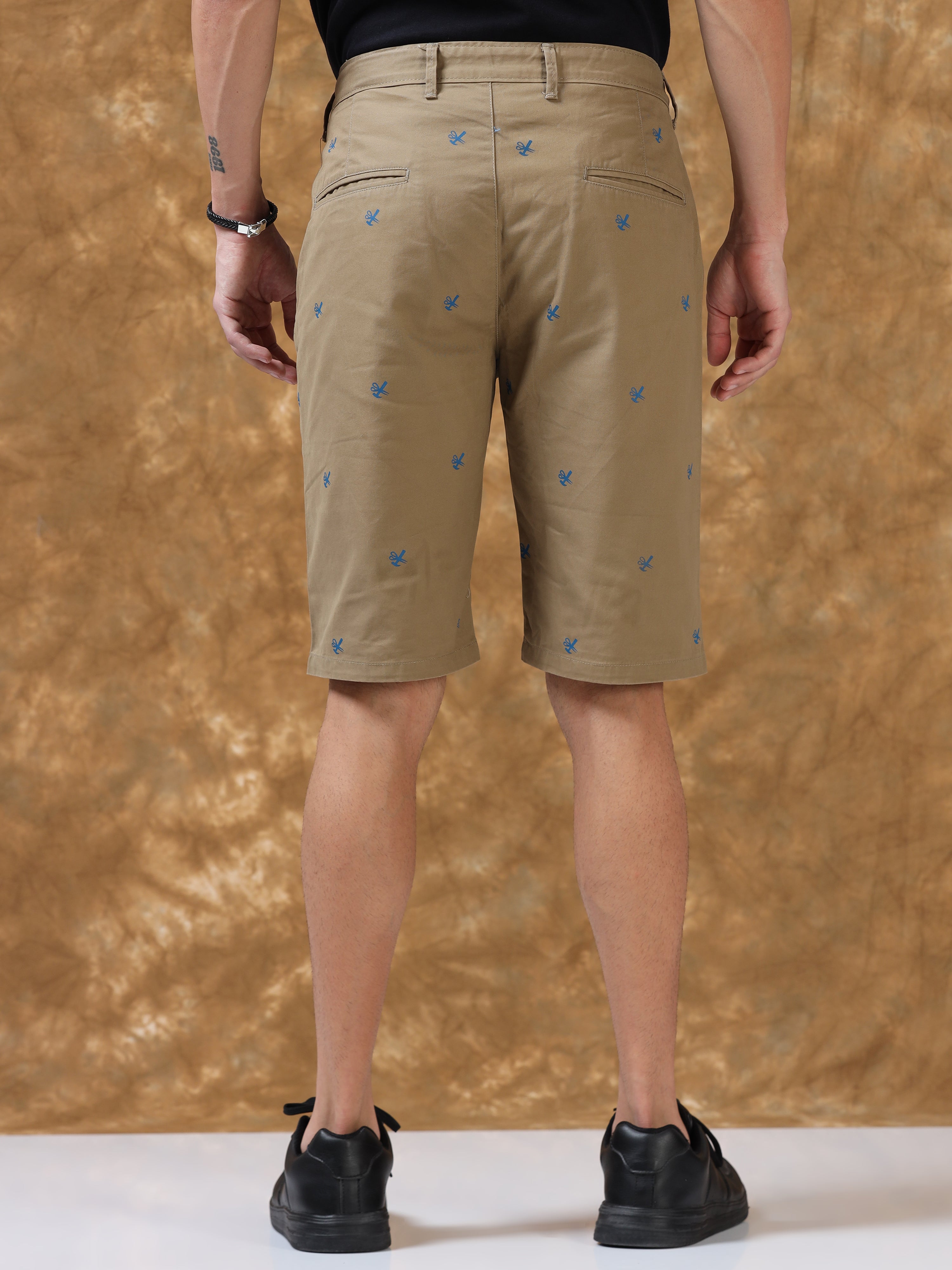 Sandy Serenade Cotton Shorts