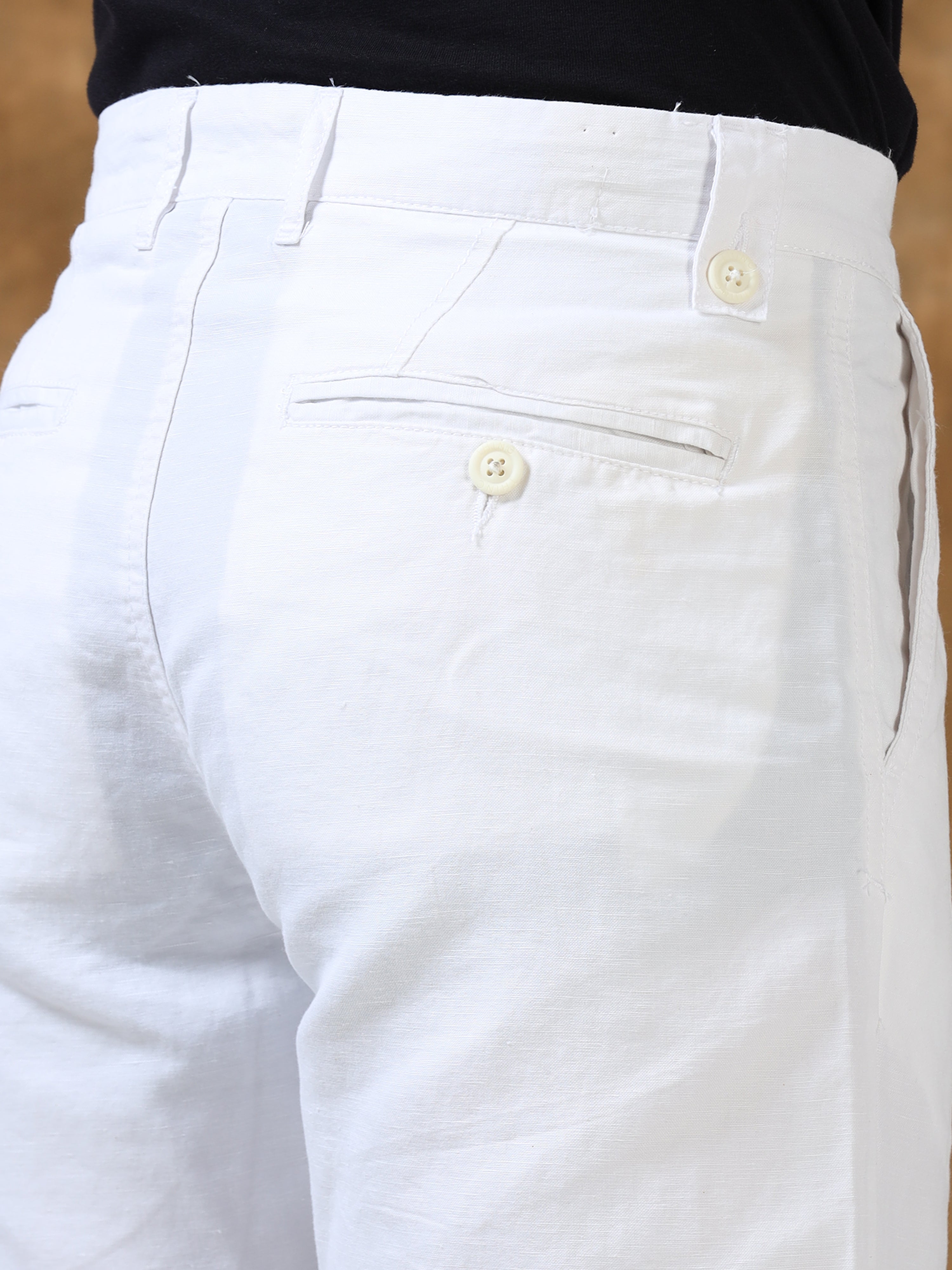 Luxe Whisper White Cotton Shorts