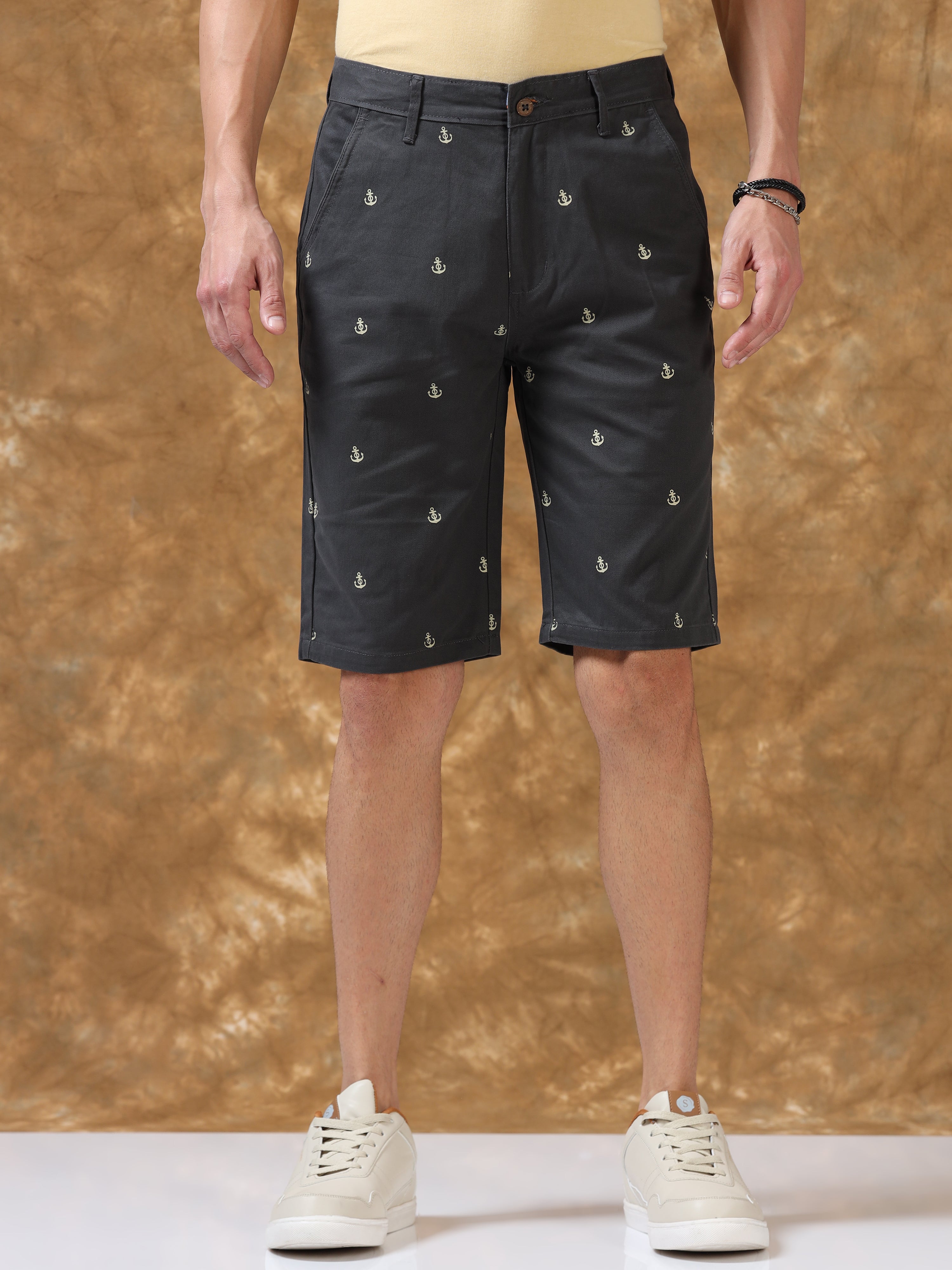 Sailor's Stylish Anchor Shorts