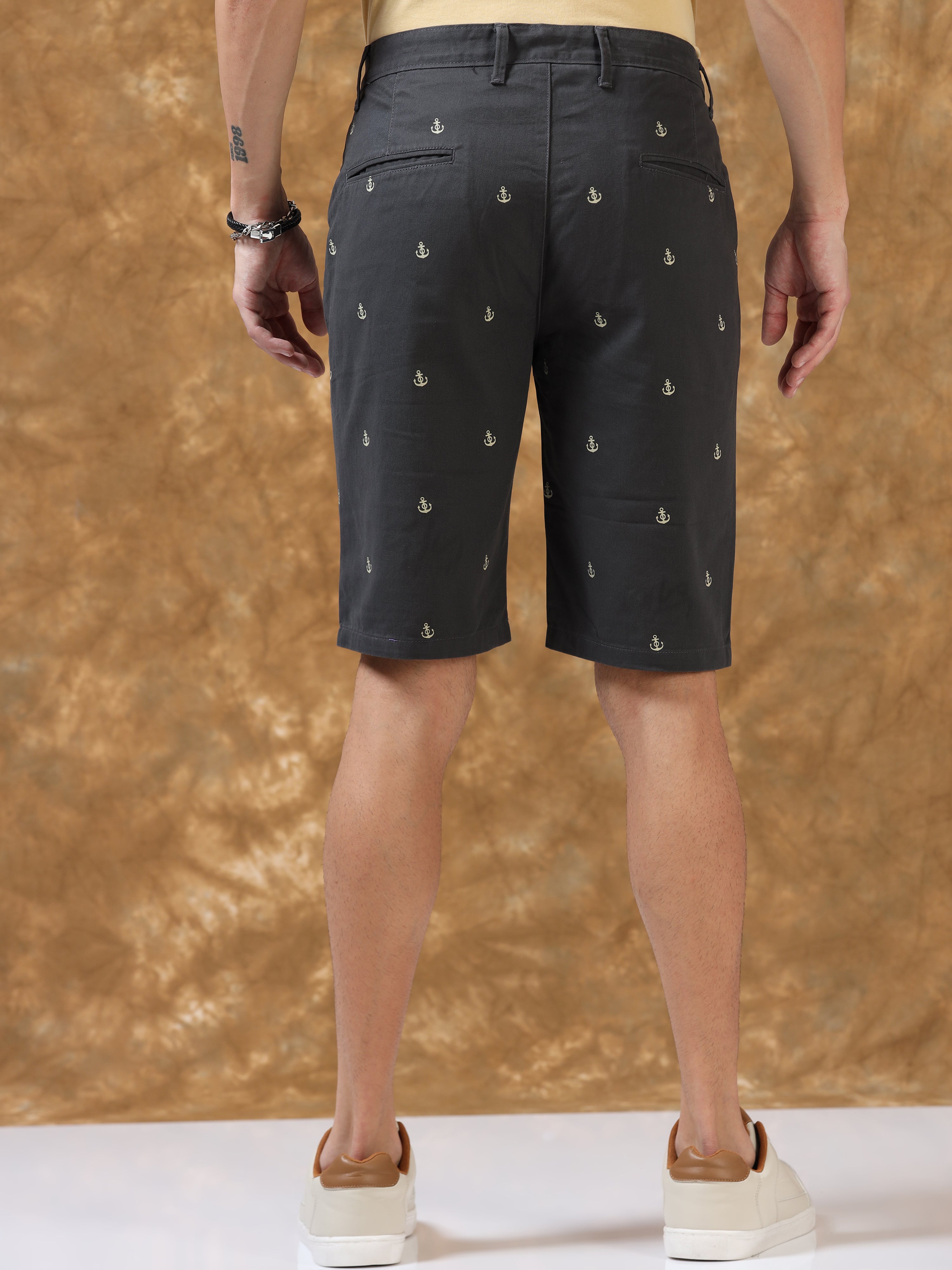 Sailor's Stylish Anchor Shorts