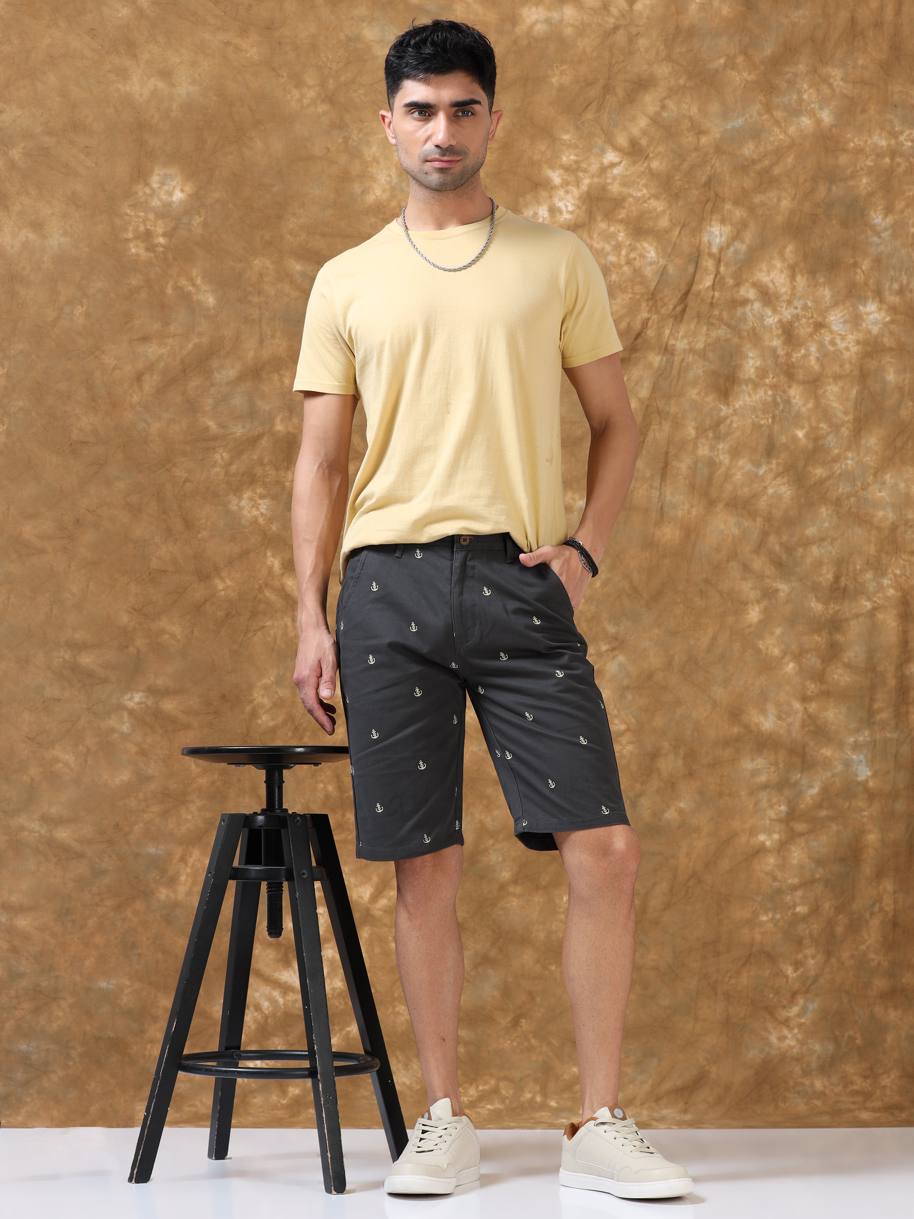 Sailor's Stylish Anchor Shorts