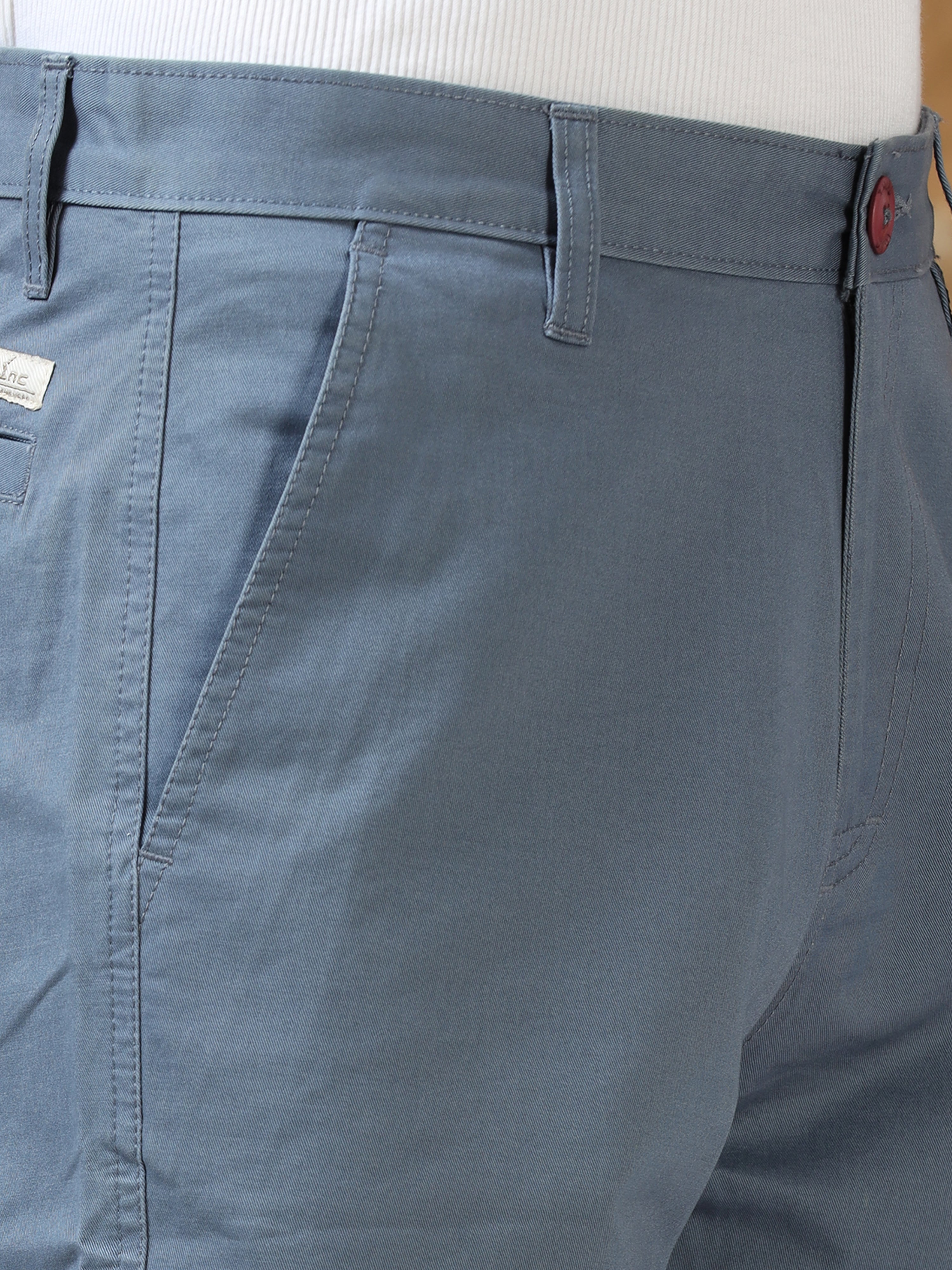 Soft Blue Cotton Shorts