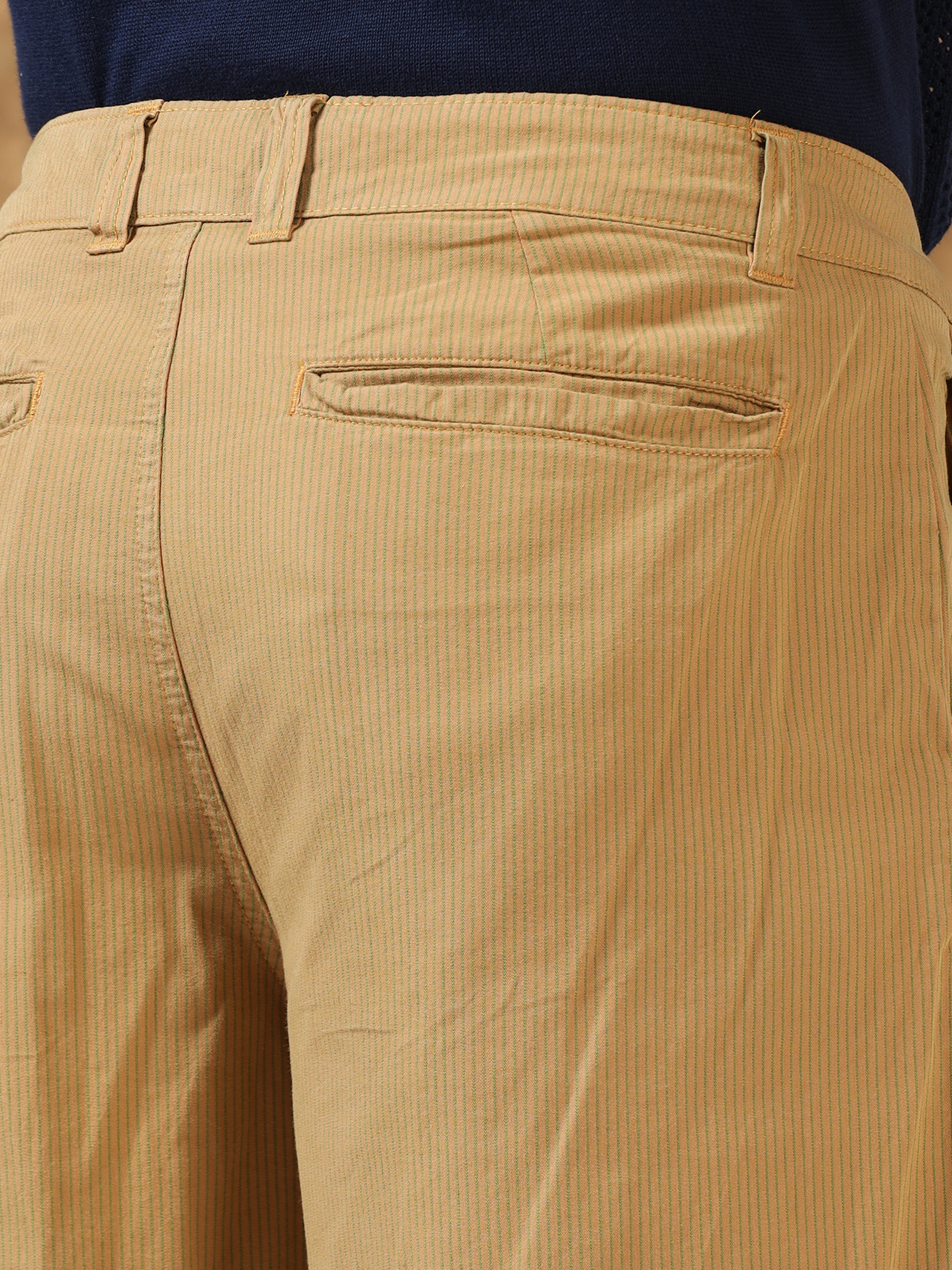 Light Brown Cotton Shorts