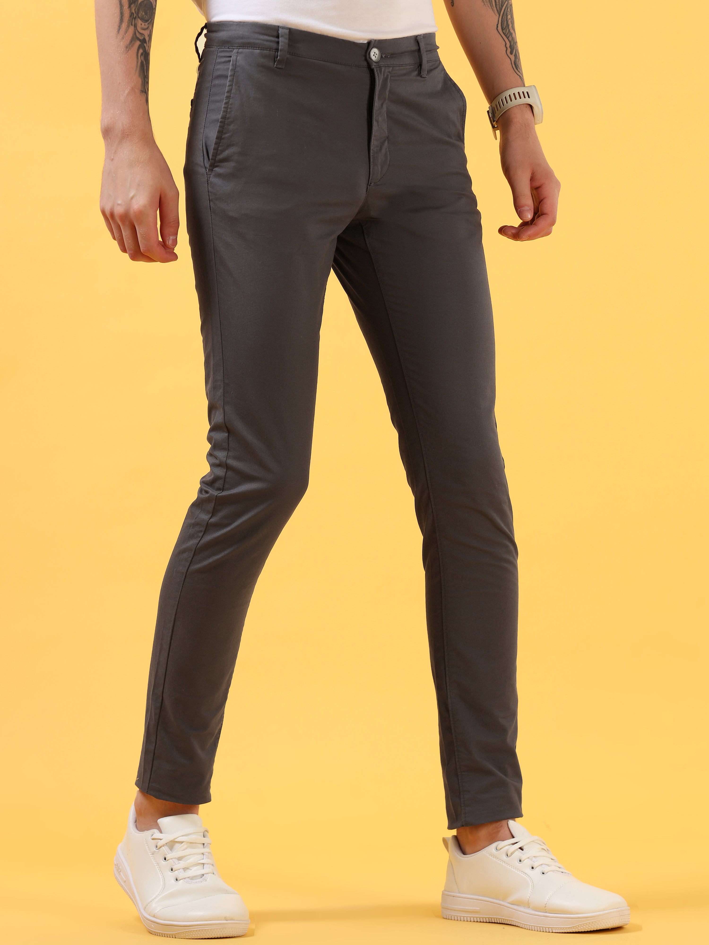 Ash Grey - All Day Trouser