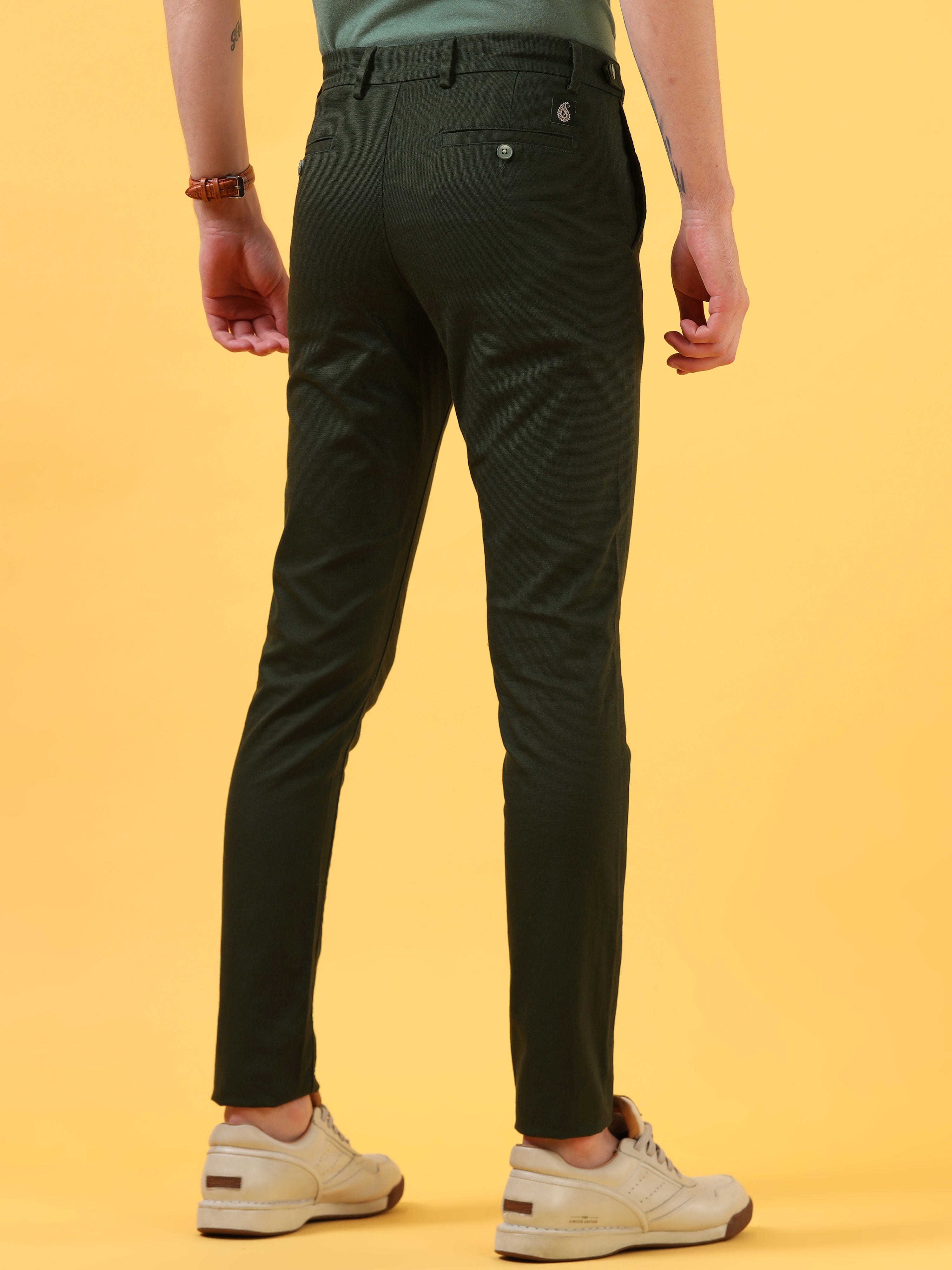 Olive allure Casual Trousers