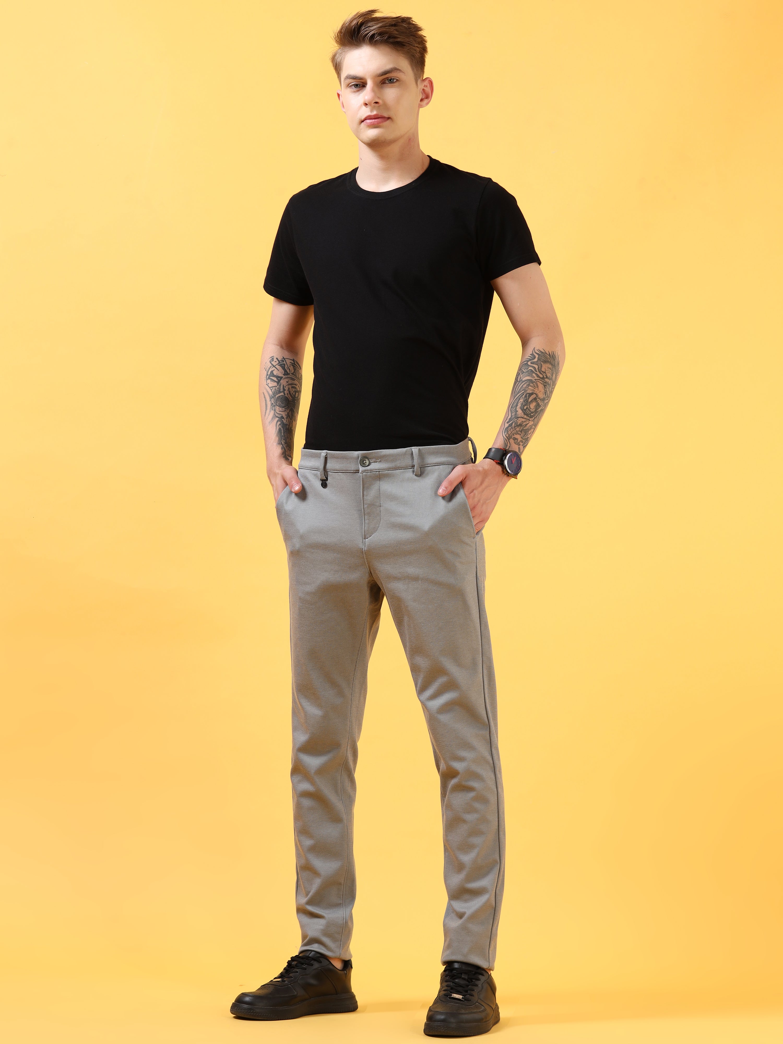 Charcoal Grey - All Day Trousers