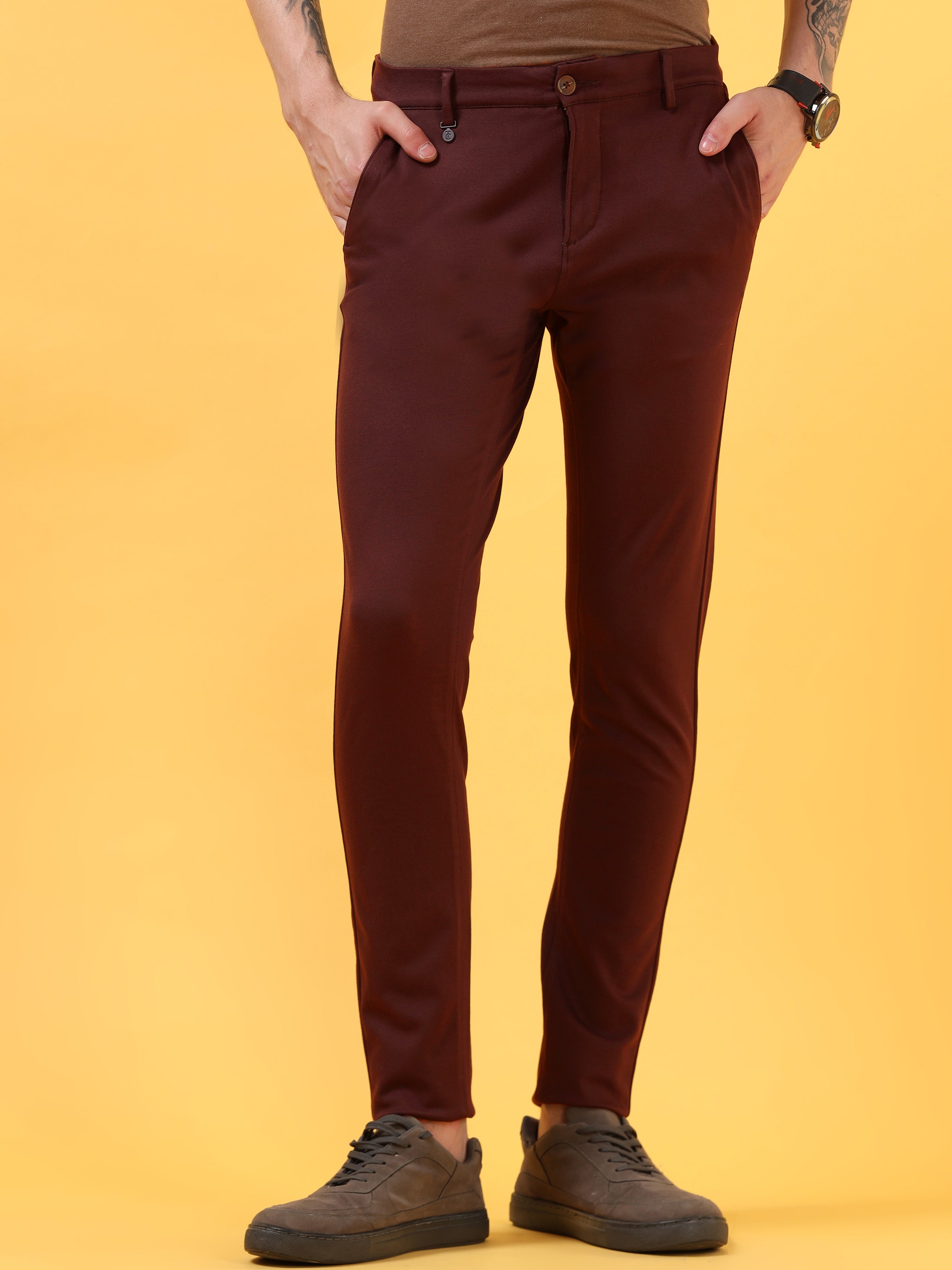 Plum -  All Day Trouser