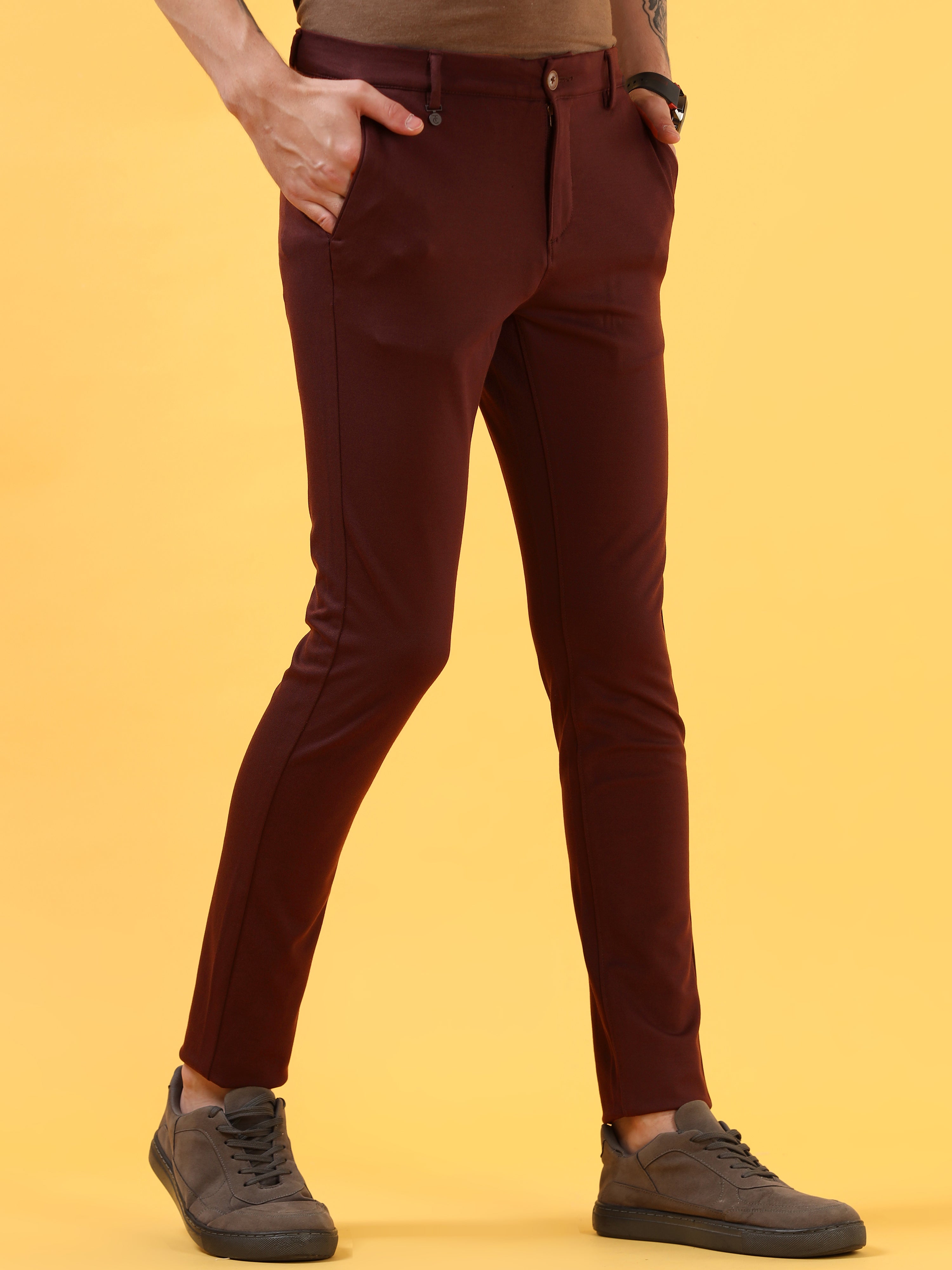 Plum -  All Day Trouser