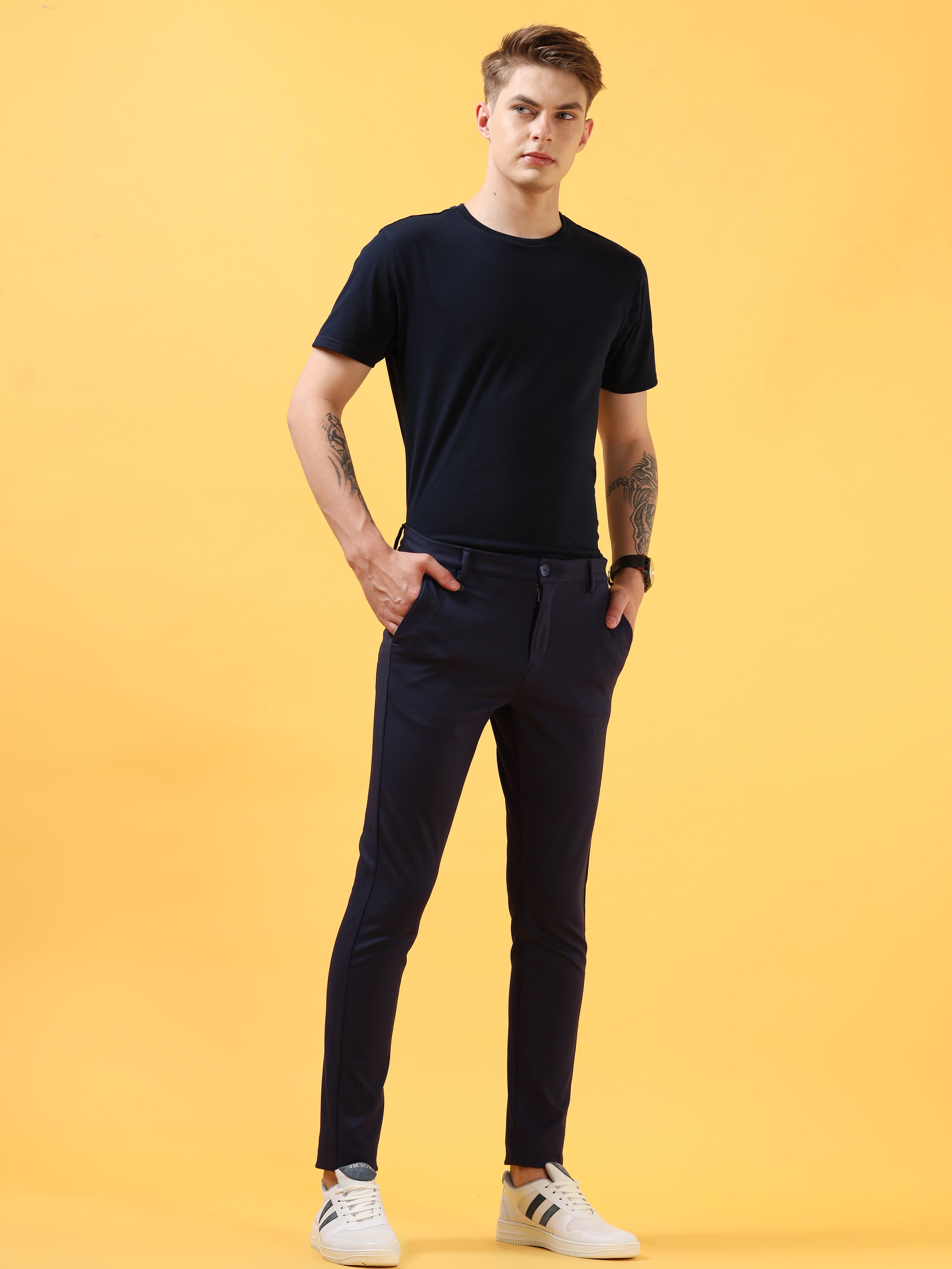 True Navy - All Day Trouser