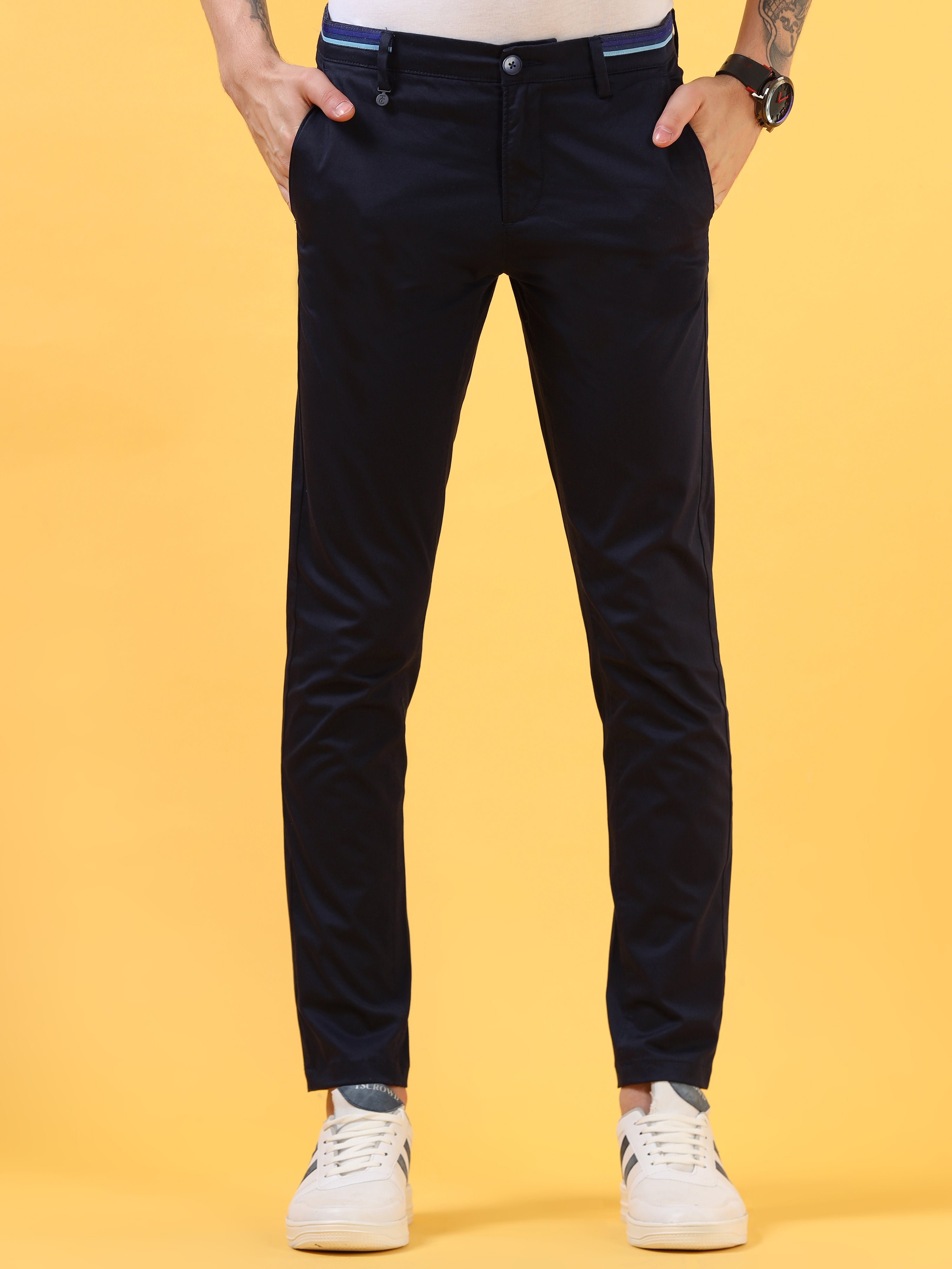 Easy Breeze Navy Trouser