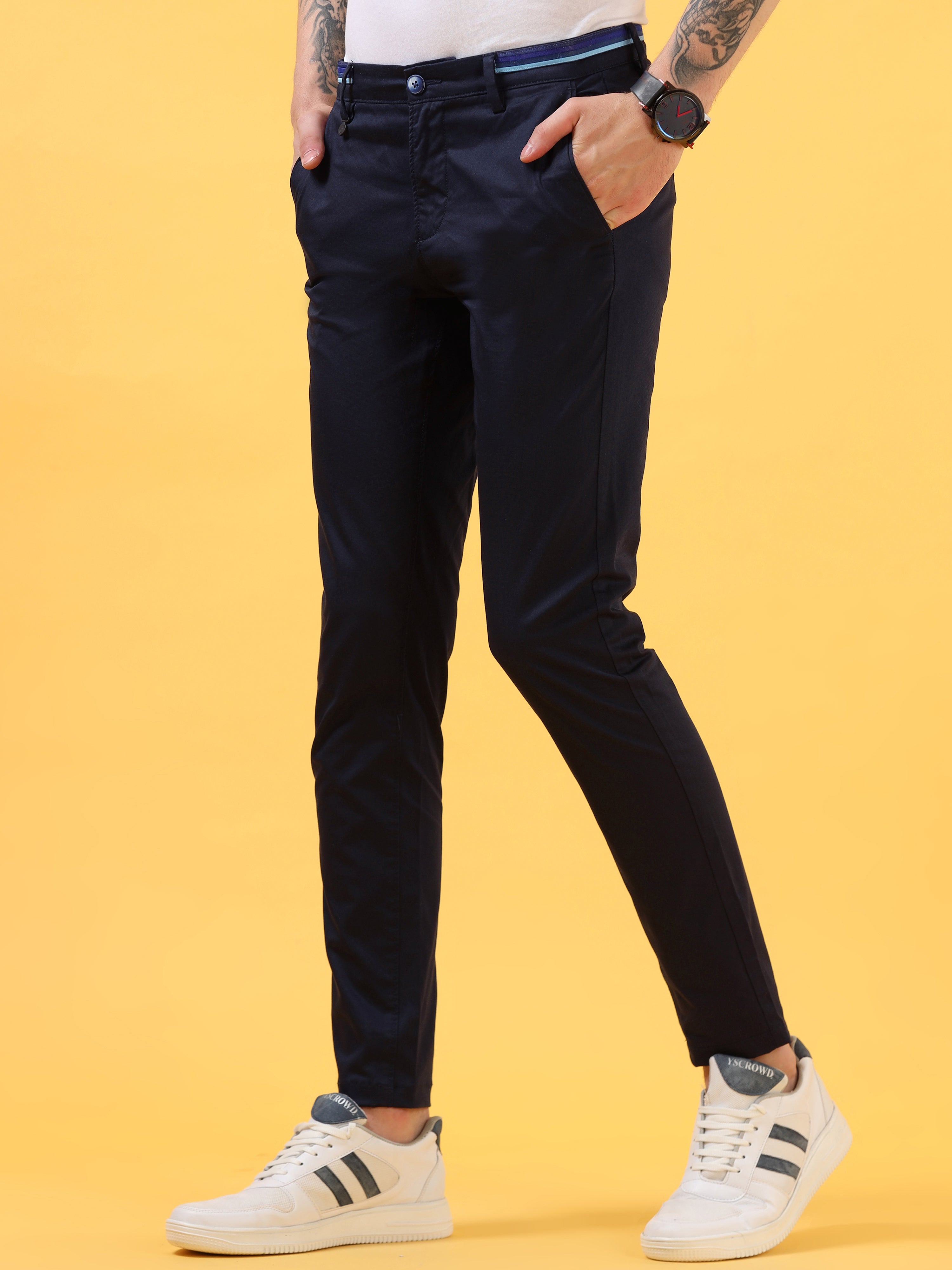 Easy Breeze Navy Trouser