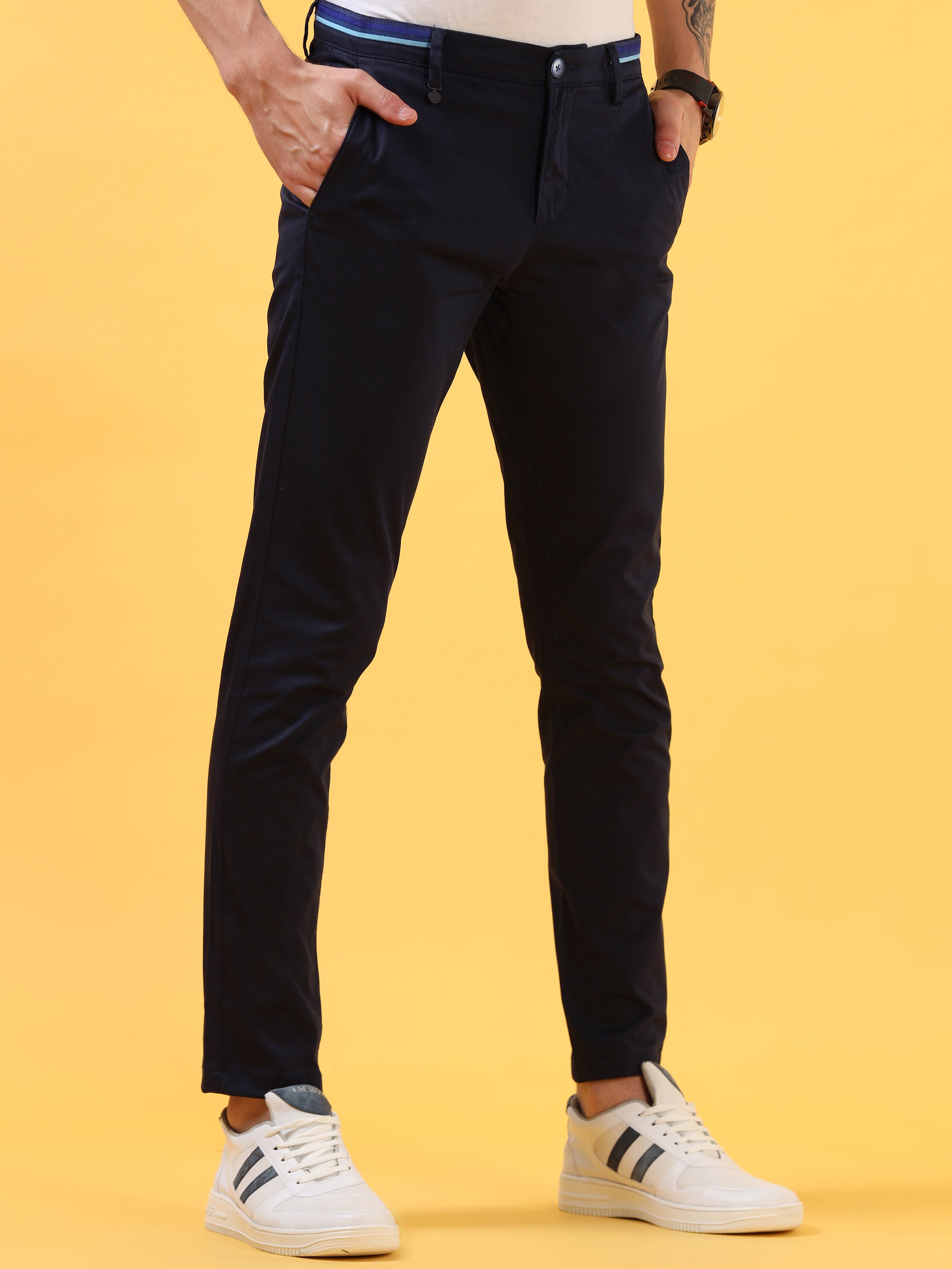 Easy Breeze Navy Trouser