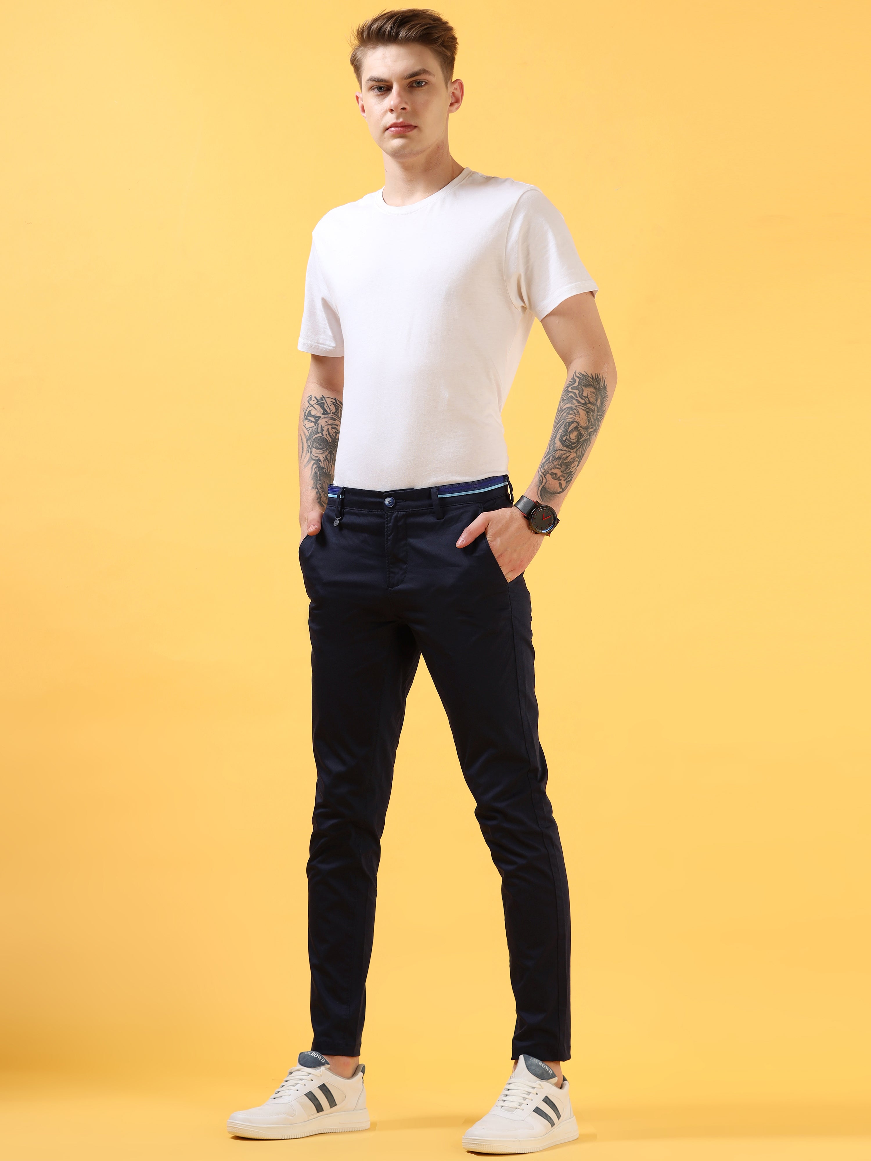 Easy Breeze Navy Trouser