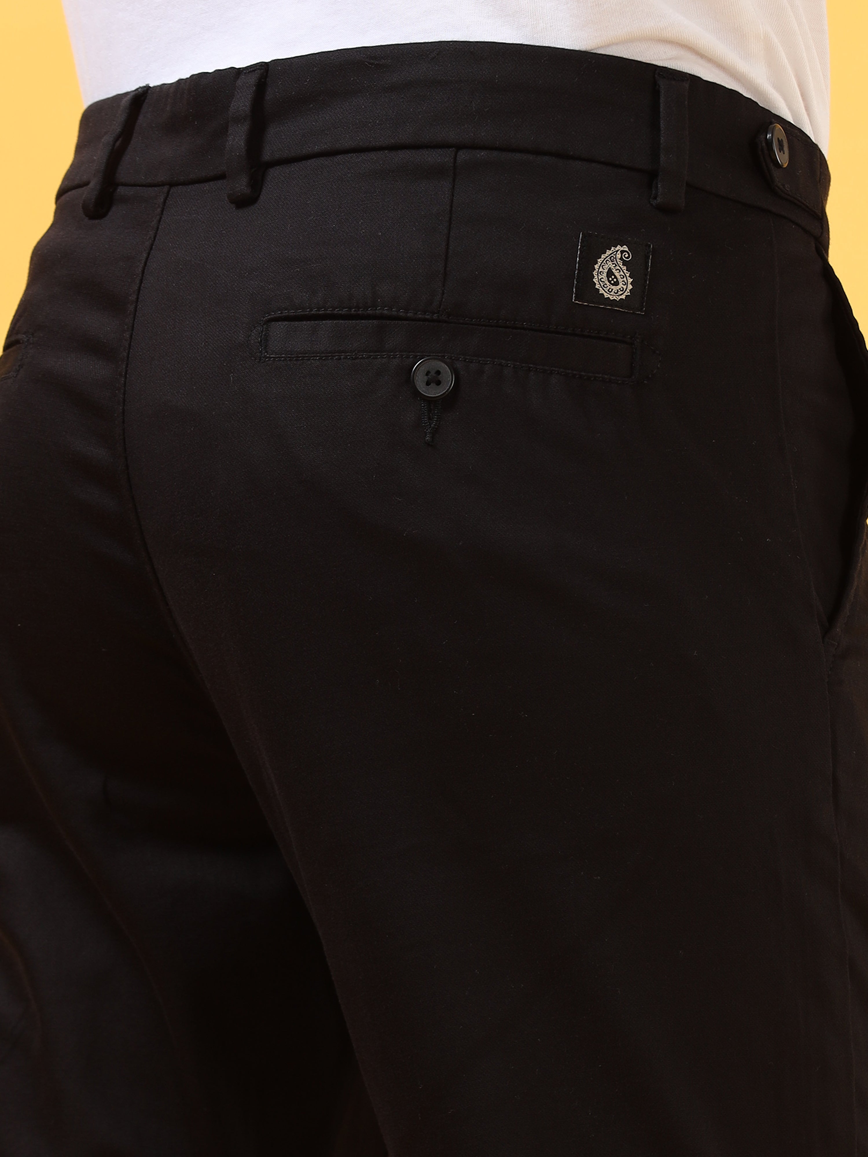 Charcoal Charm: Versatile Black Trouser