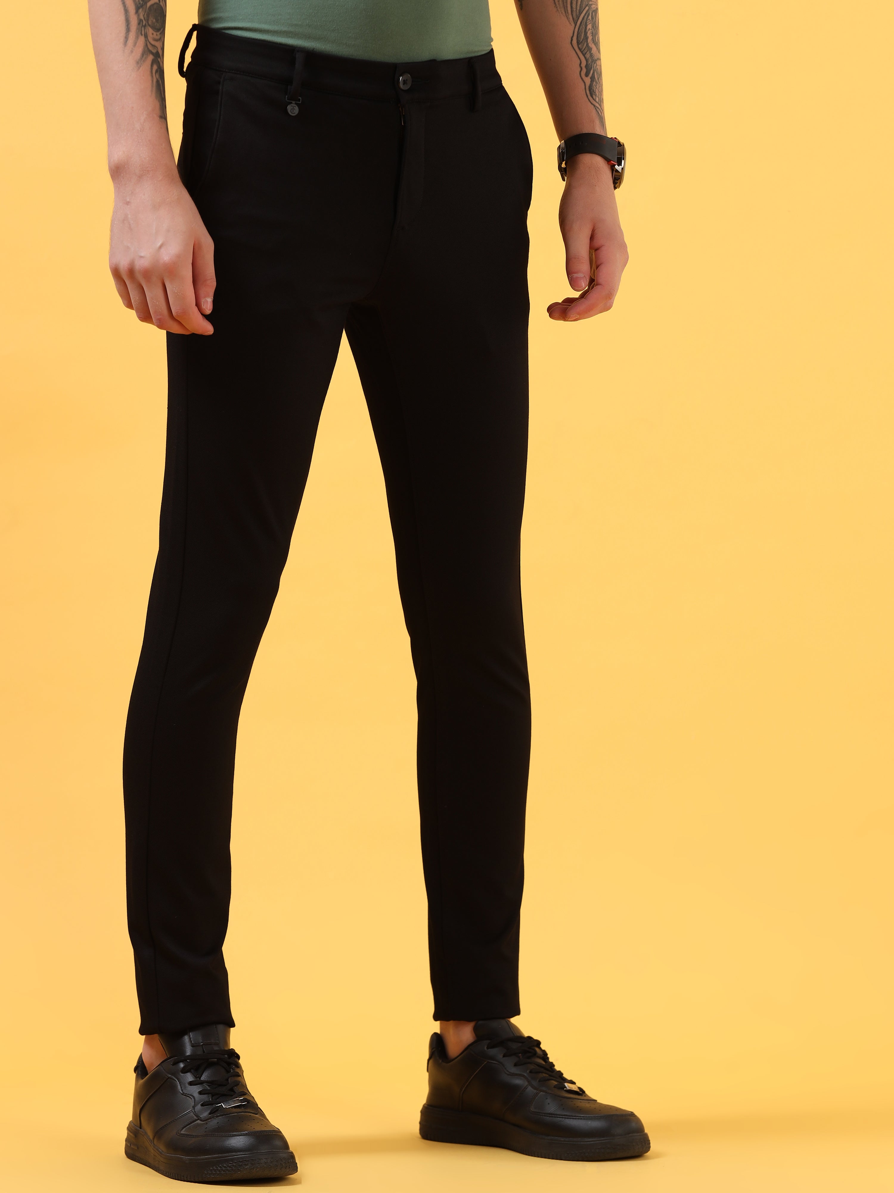 Jet Black - All Day Trousers