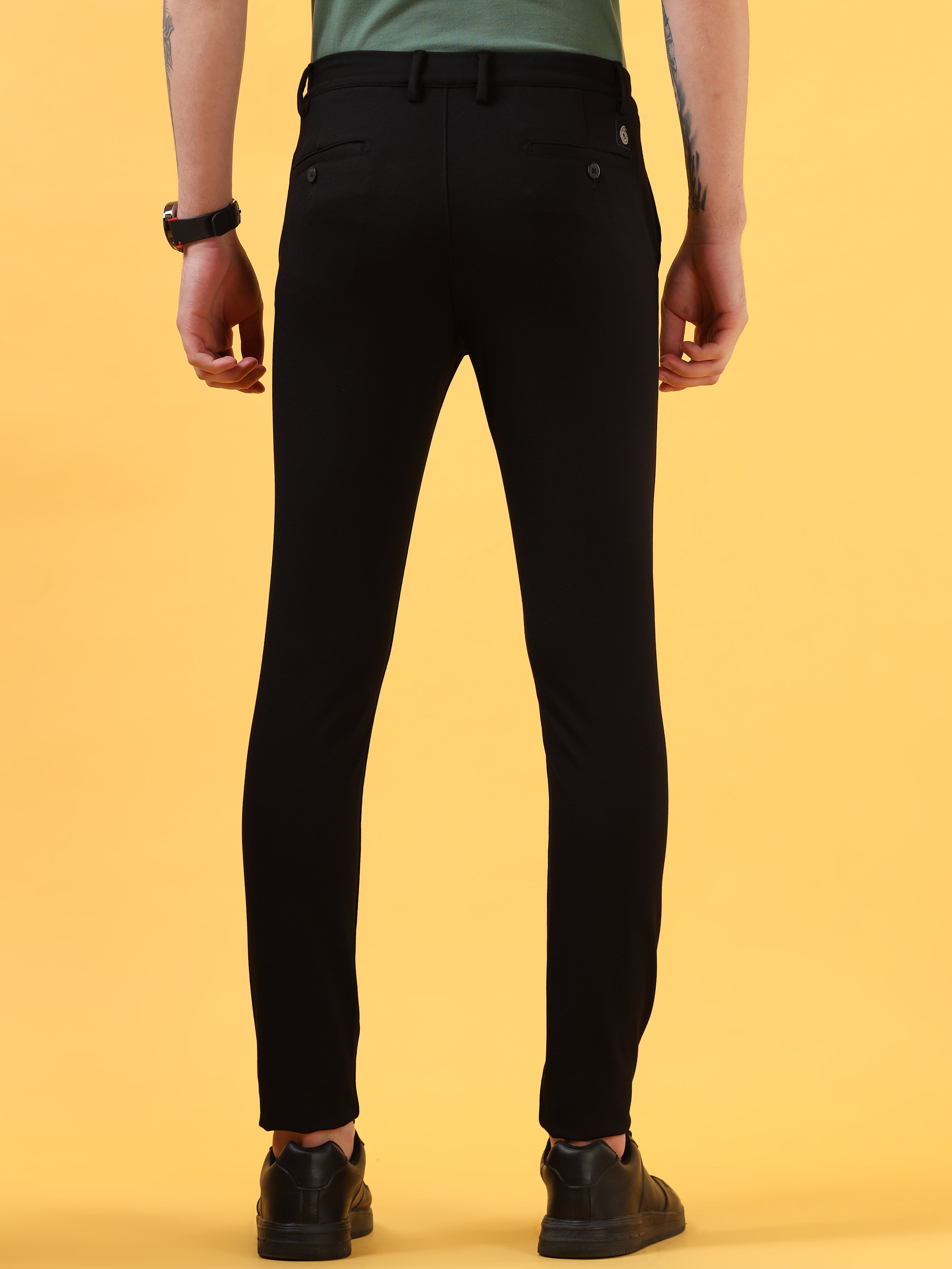 Jet Black - All Day Trousers