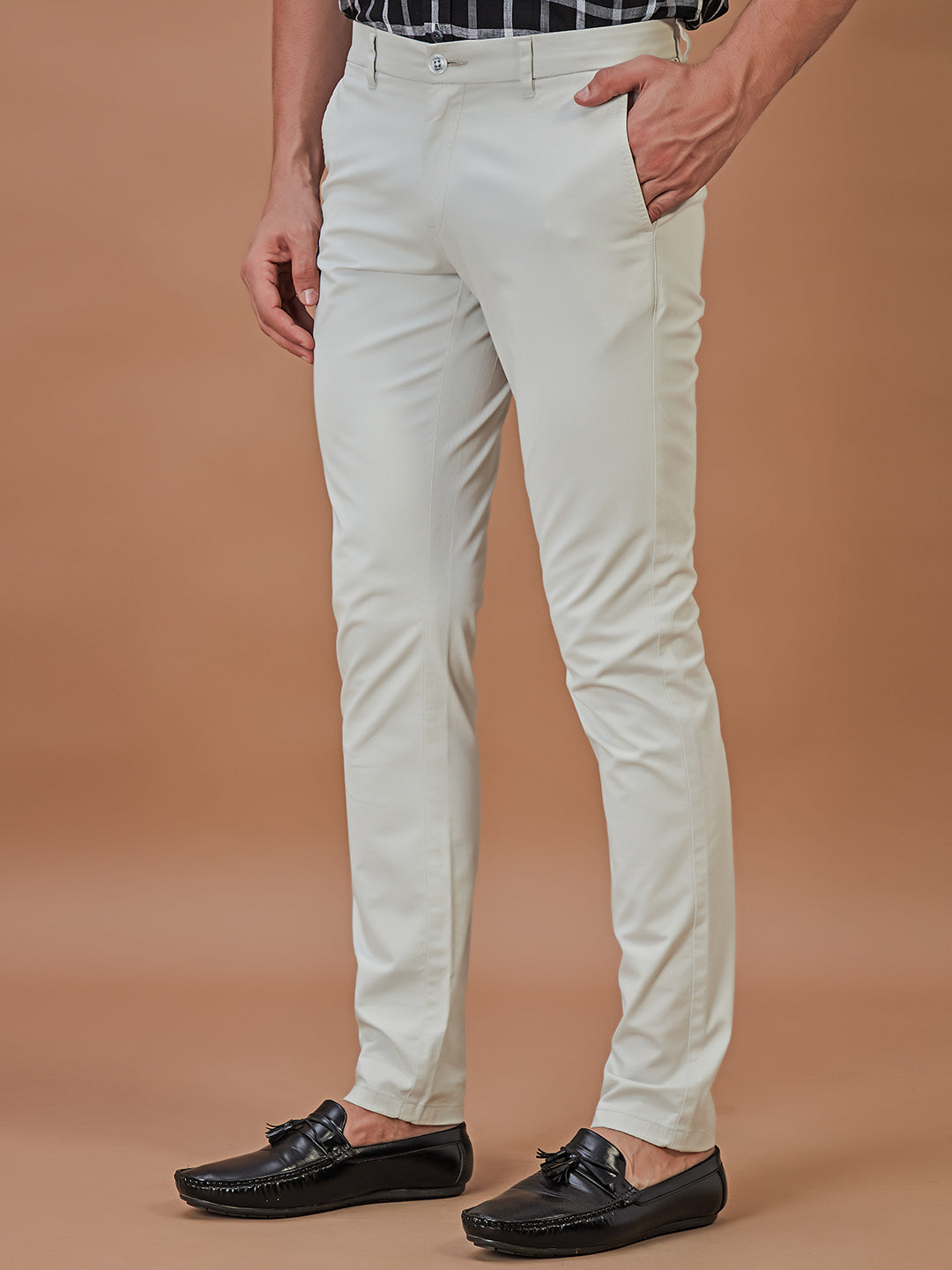 Wishful White : Tailor Fit Chinos