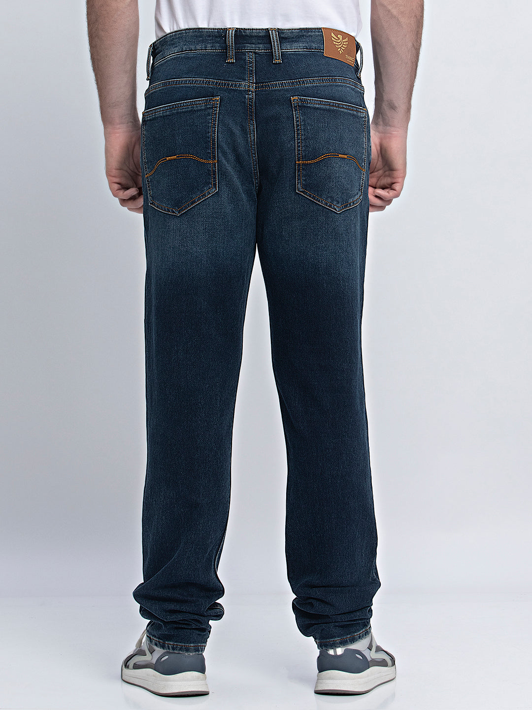 Indigo Radiance: Crafted Slim-Fit Denim