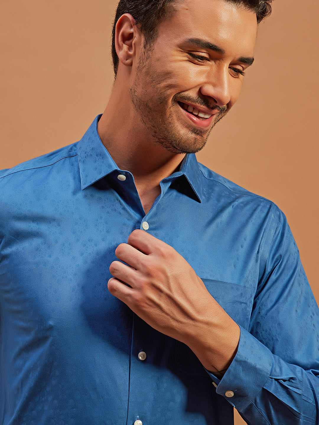 Cognisant Cerulean - 100% Cotton Officewear Shirt