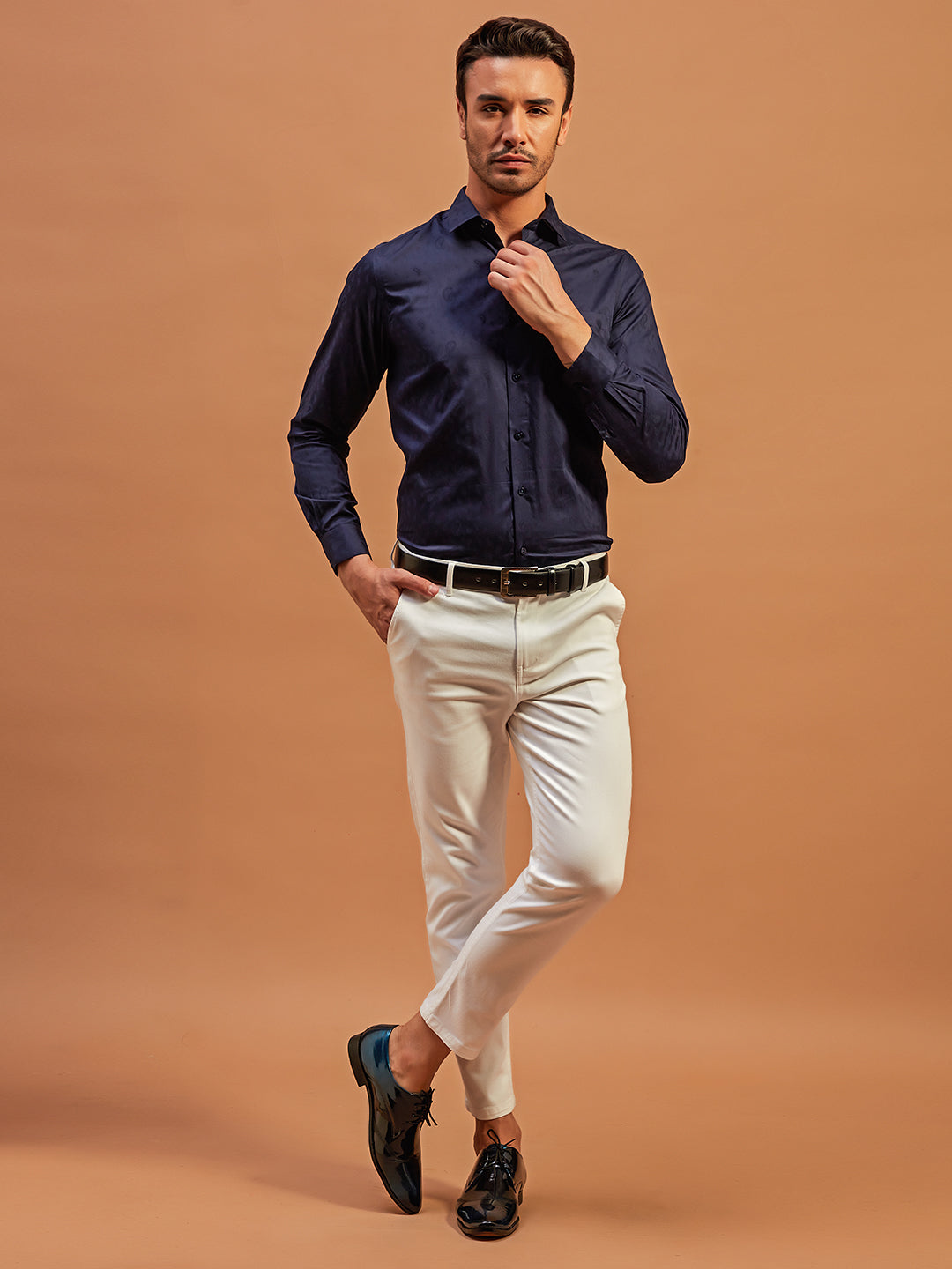 Noble Navy - 100% Cotton Officewear